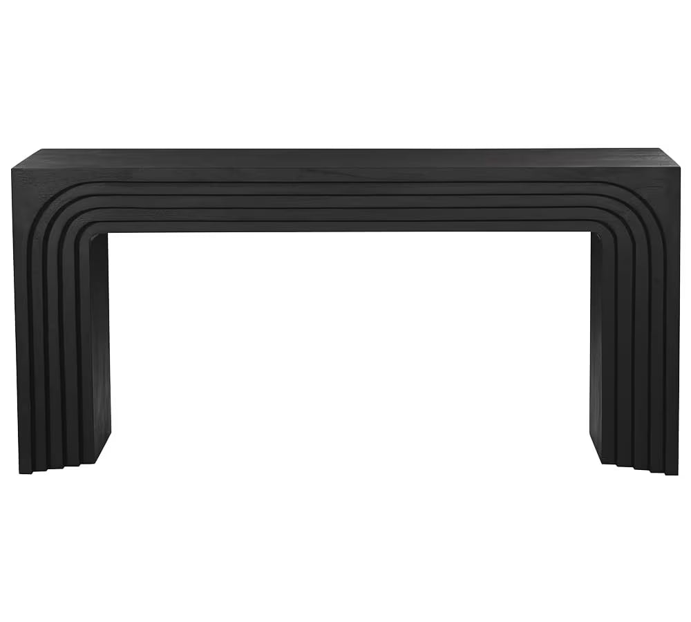 Tate Console Table Mango Wood - Black