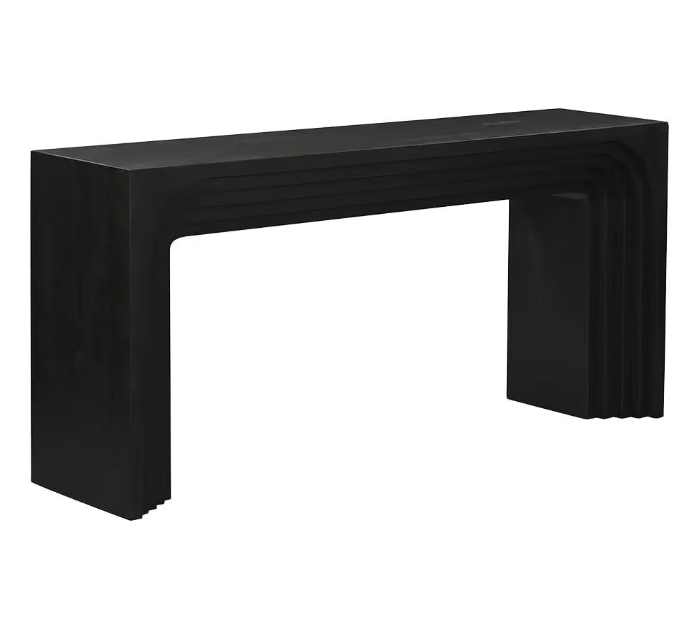 Tate Console Table Mango Wood - Black