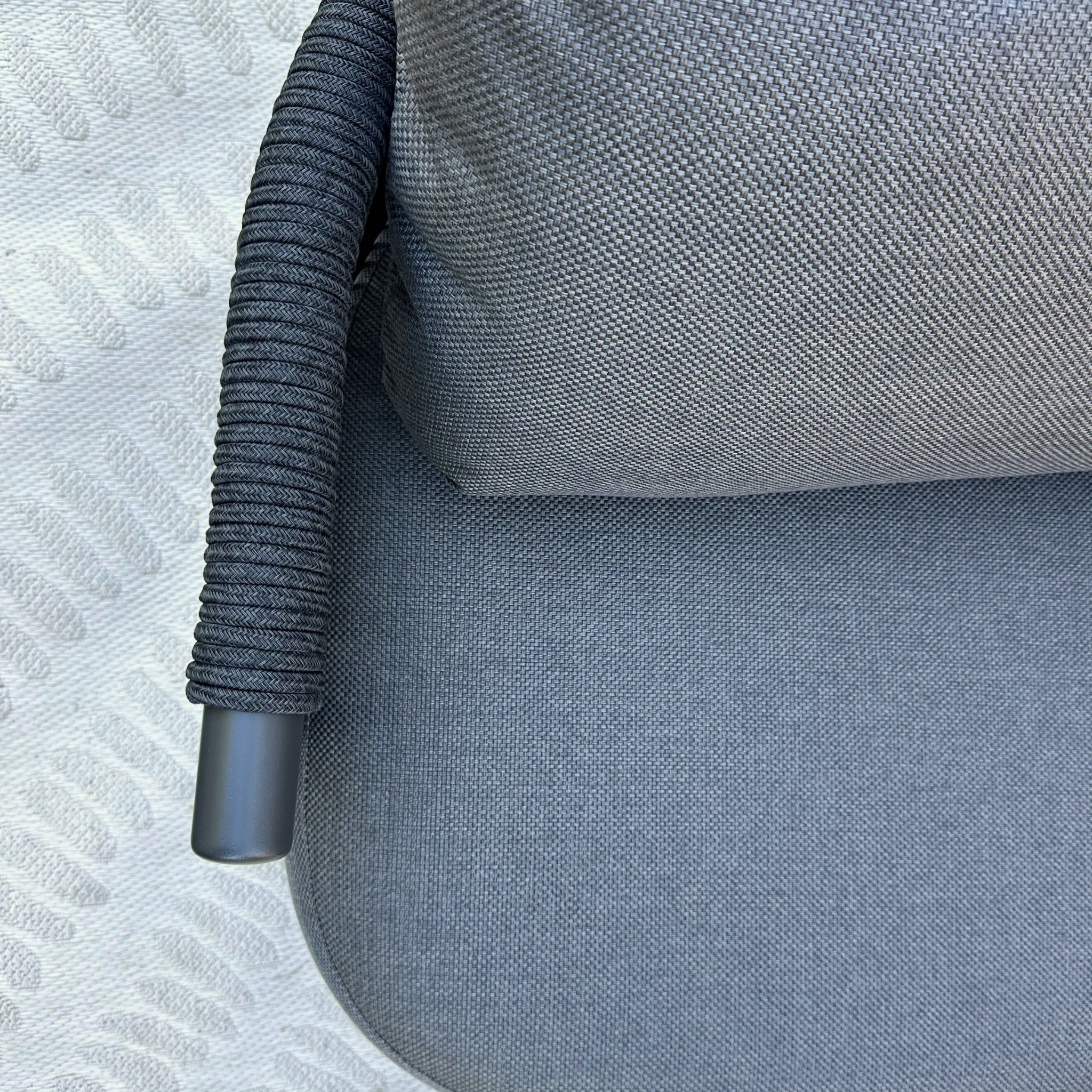 Chloe Outdoor Lounge Chair - Charcoal