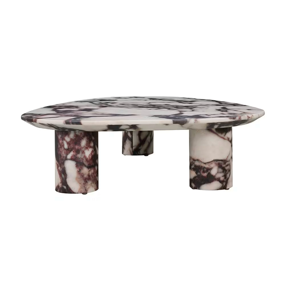 Calliope Coffee Table Bulgari Red Marble - (On Order)