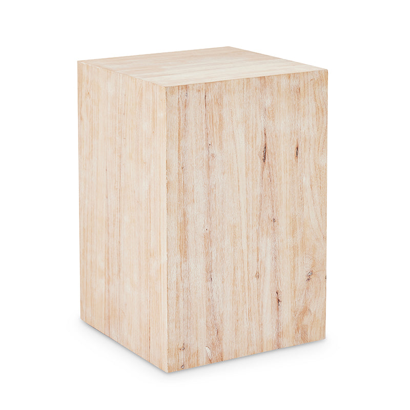 Maeve Whitewash Side Table