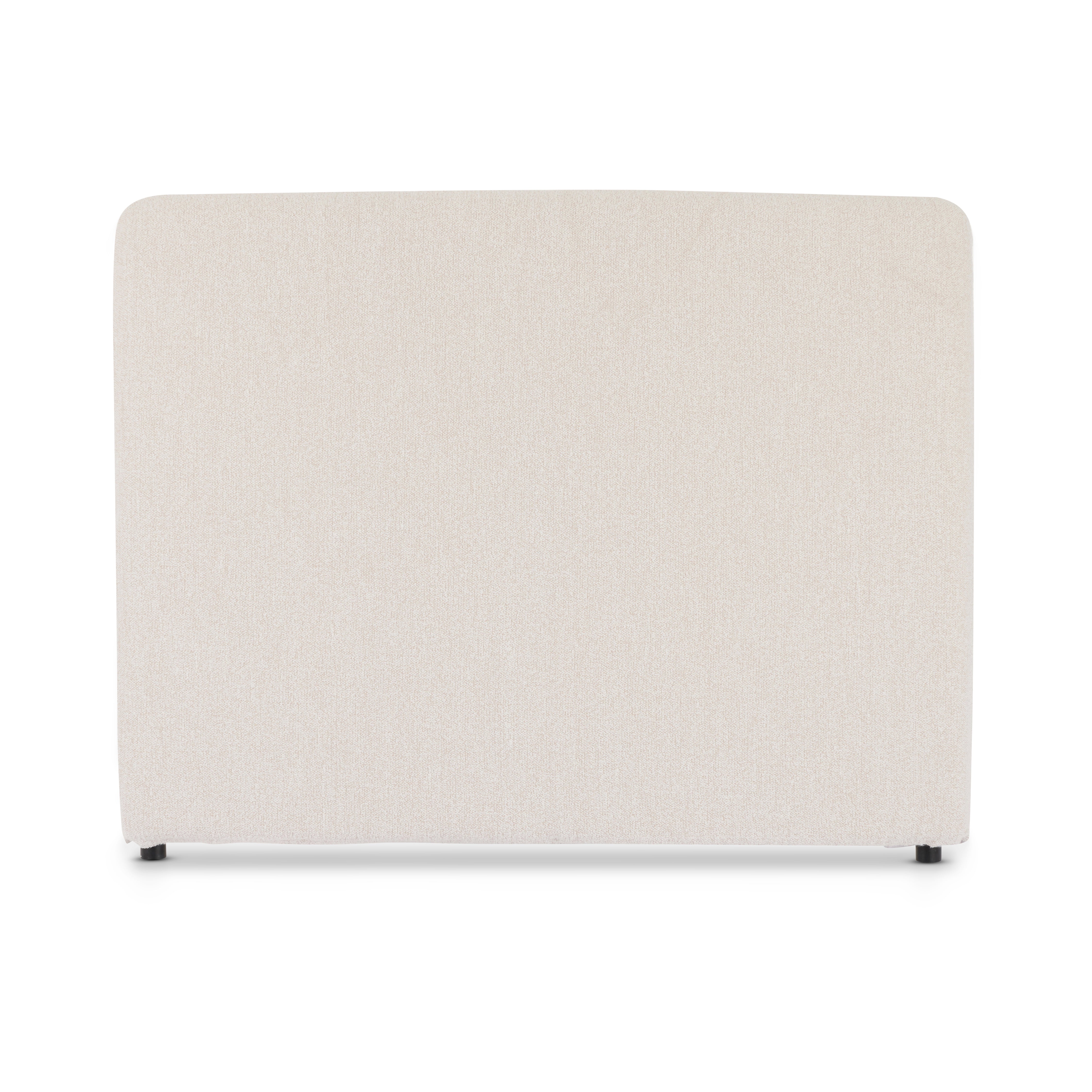 Beau Neutral Boucle Bedhead Slip Cover King