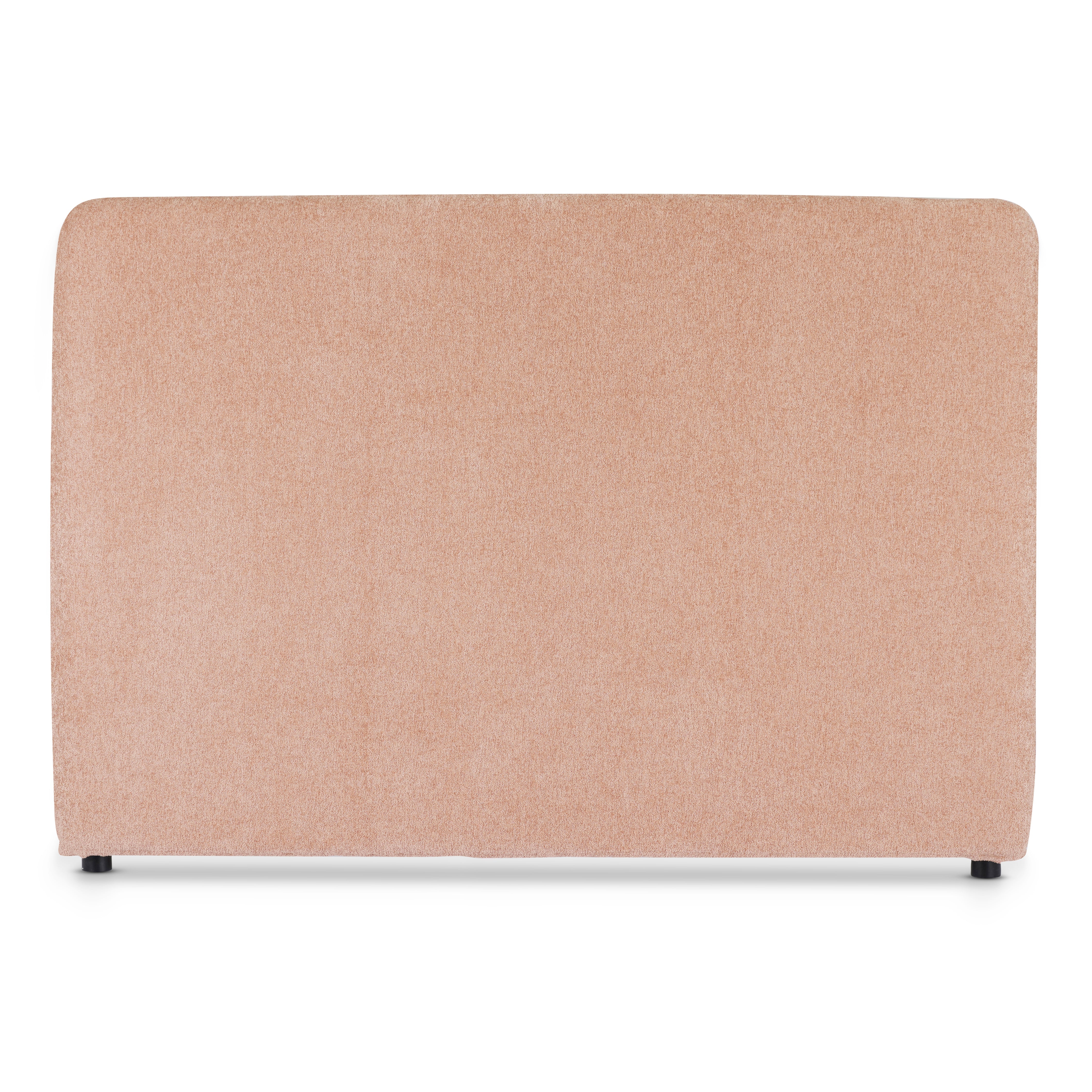 Beau Pink Textured Bedhead Slip Cover King