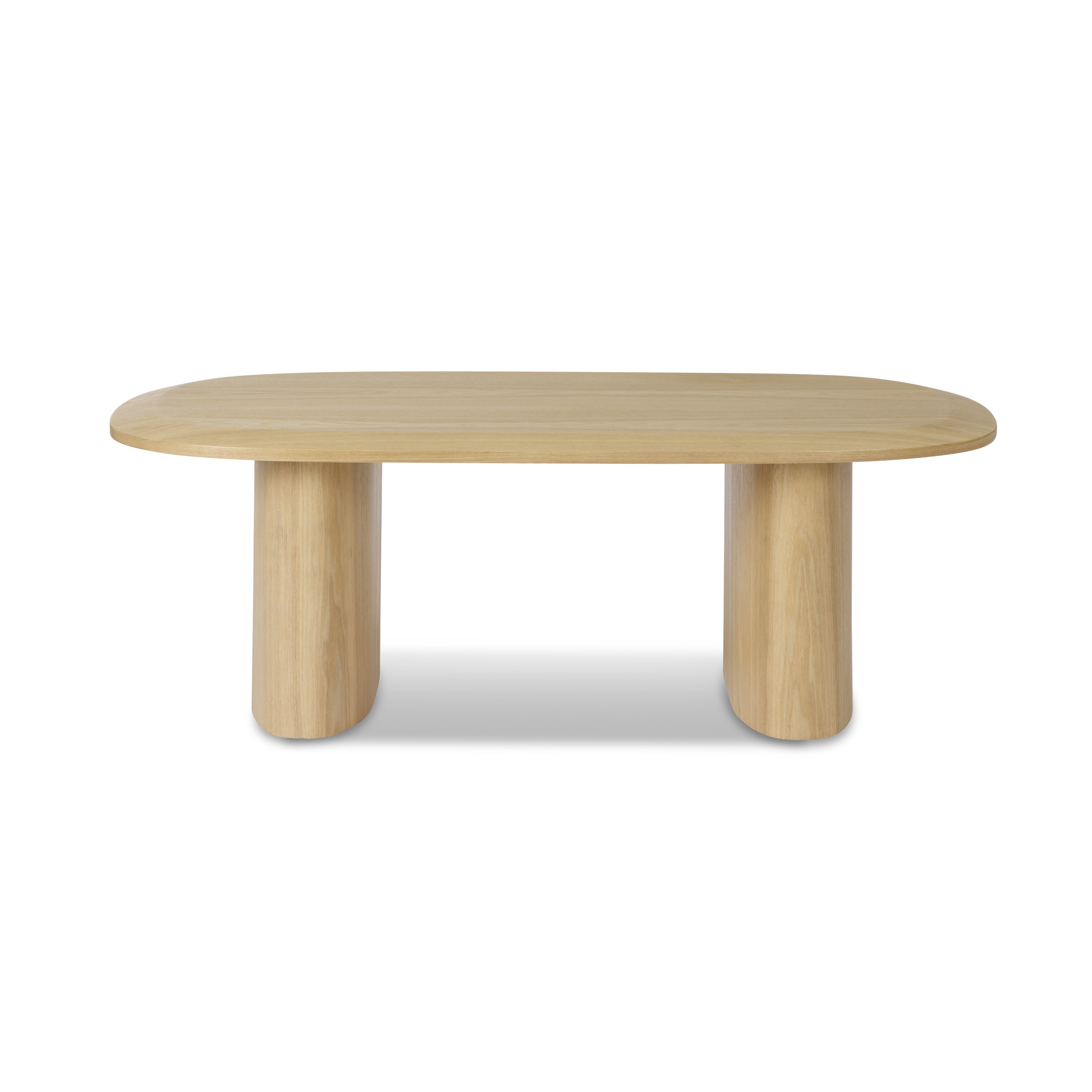 Carmine Oak Veneer Coffee Table