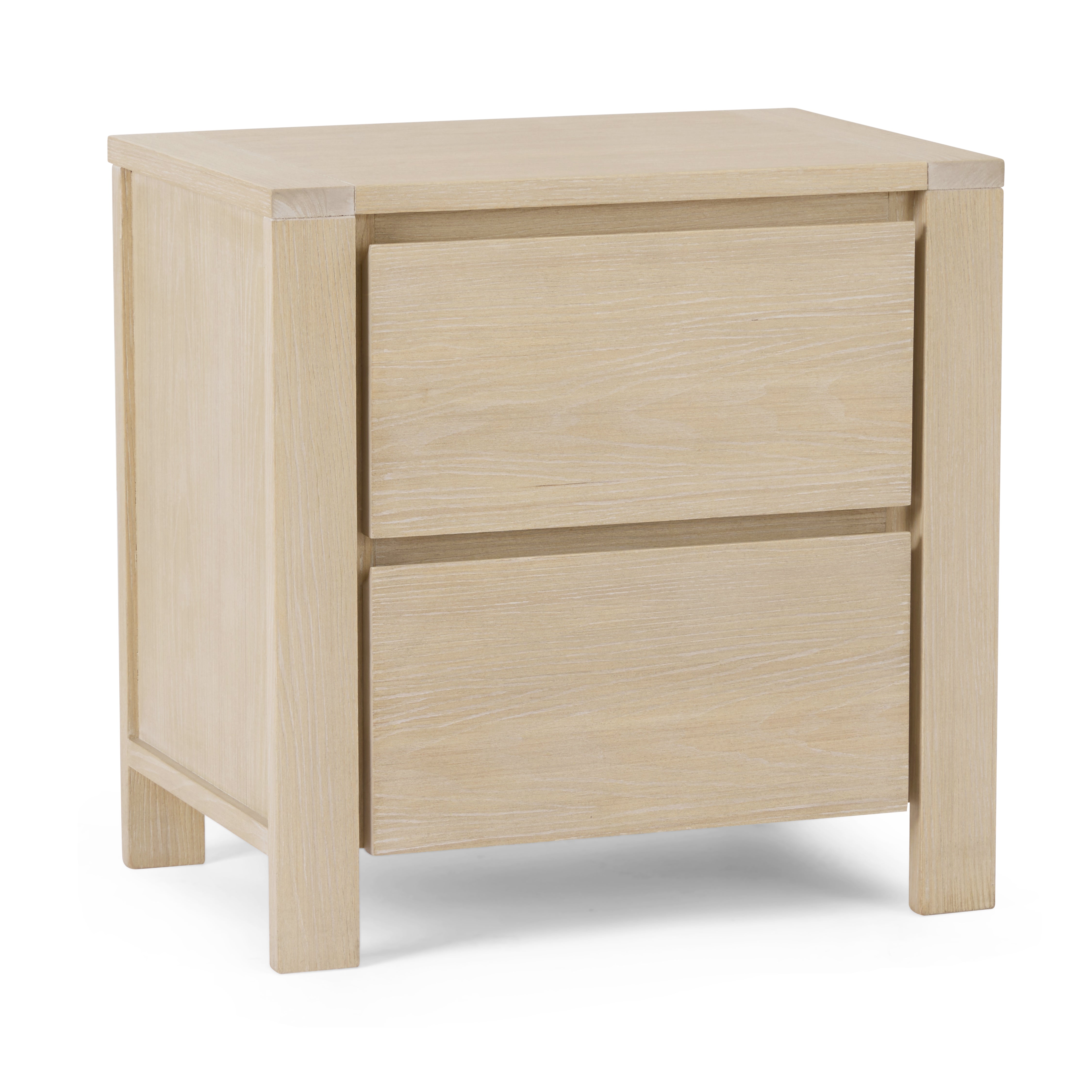 Hudson Light Wood Bedside Table