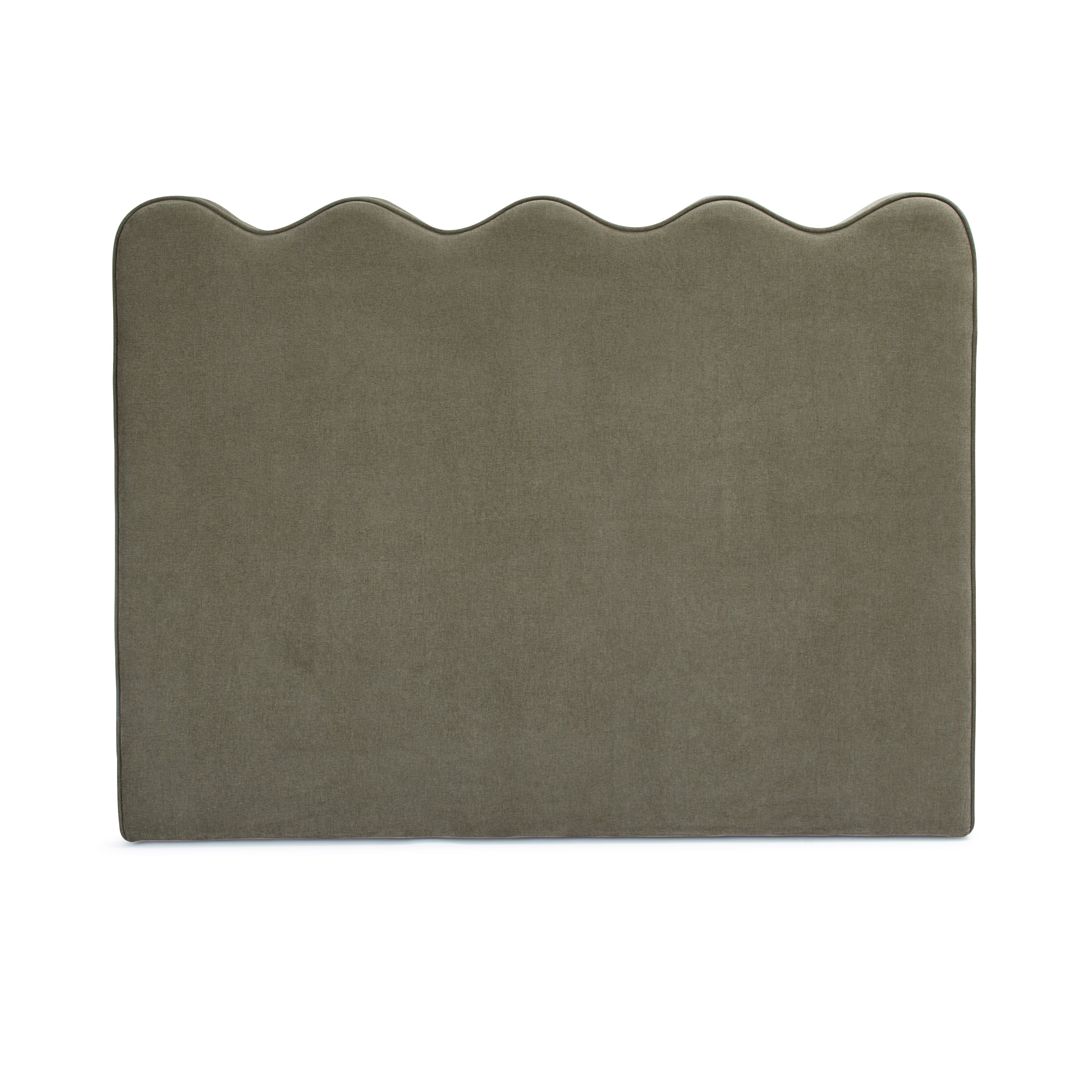 Wavy Olive Bedhead Queen