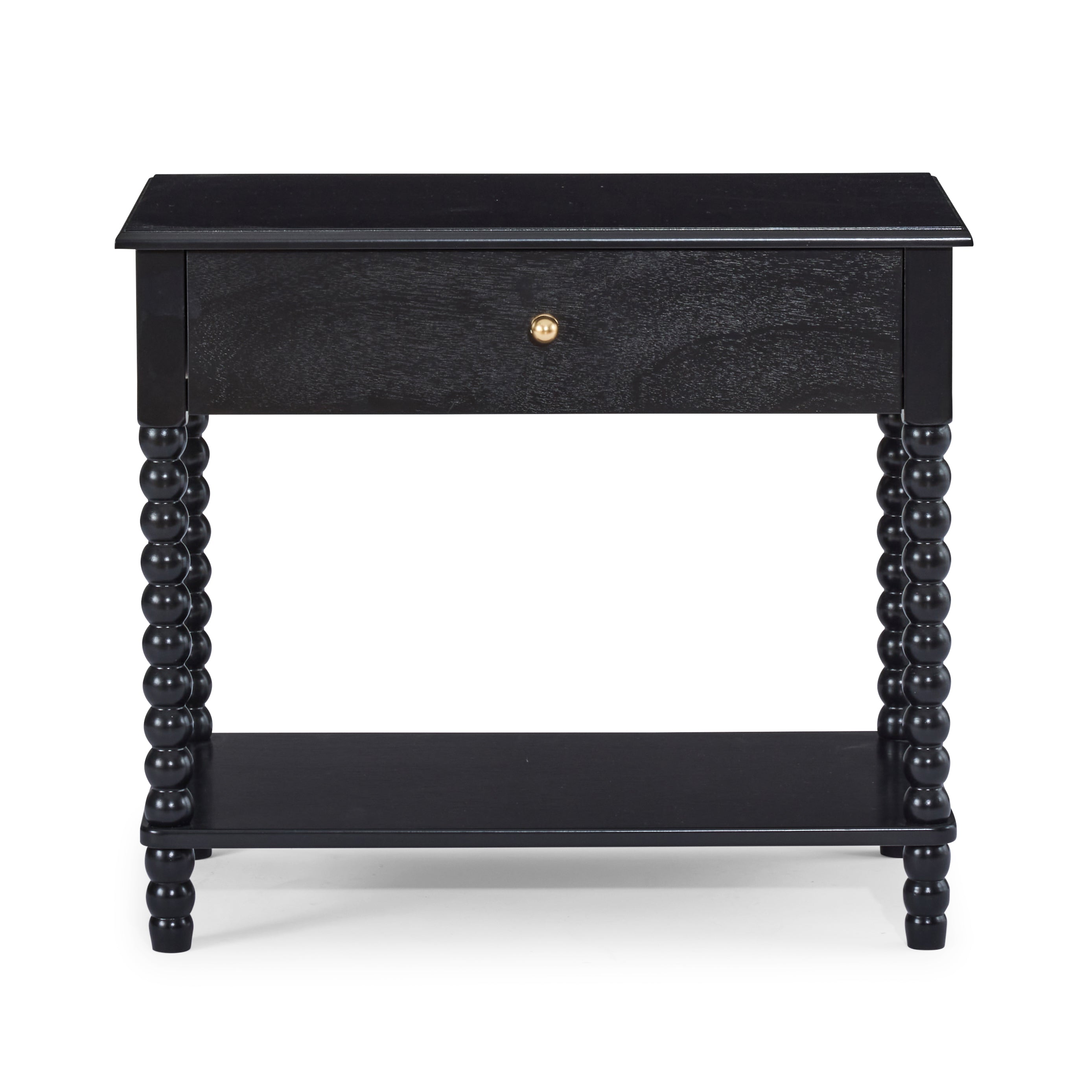 Daylesford Black Bobble Bedside Table