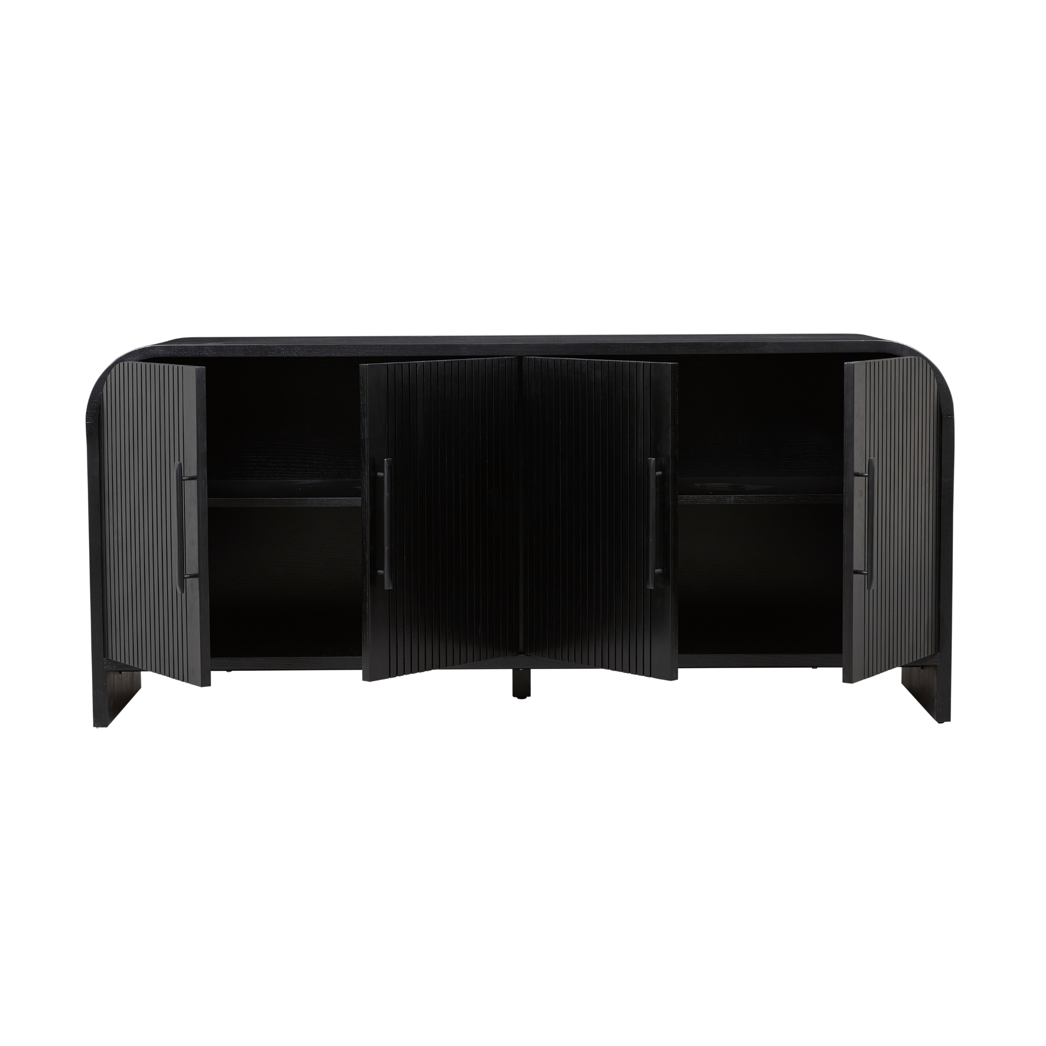 Chloe Channel Buffet - Black Oak