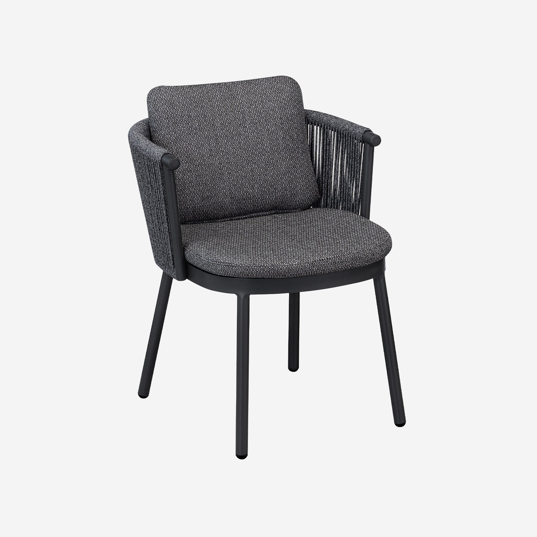 Chloe Outdoor Dining Chair - Charcoal