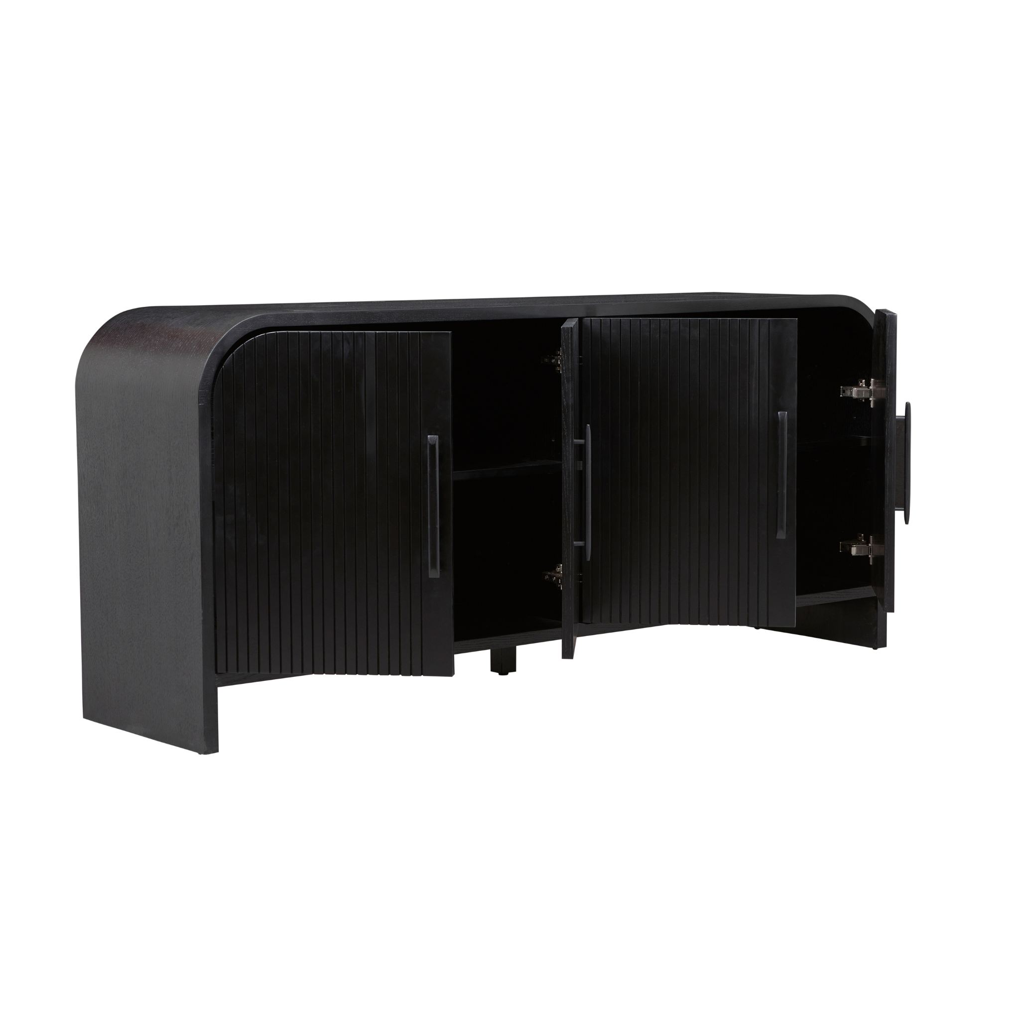 Chloe Channel Buffet - Black Oak