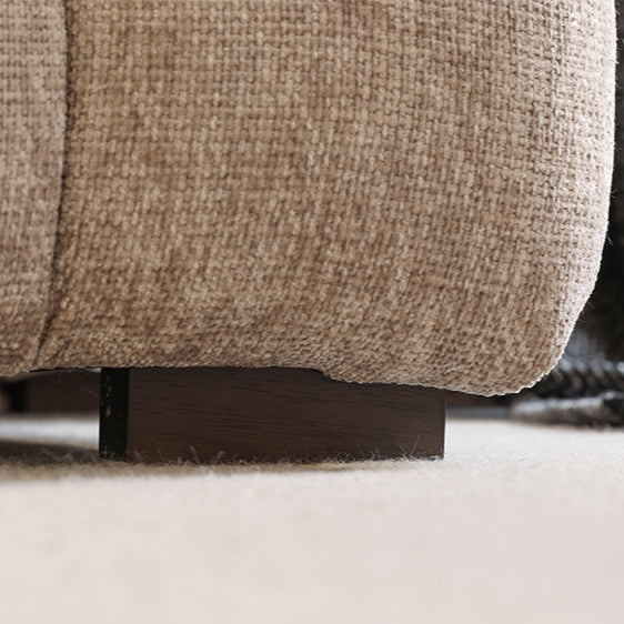 Mayfair Ottoman - Light Brown
