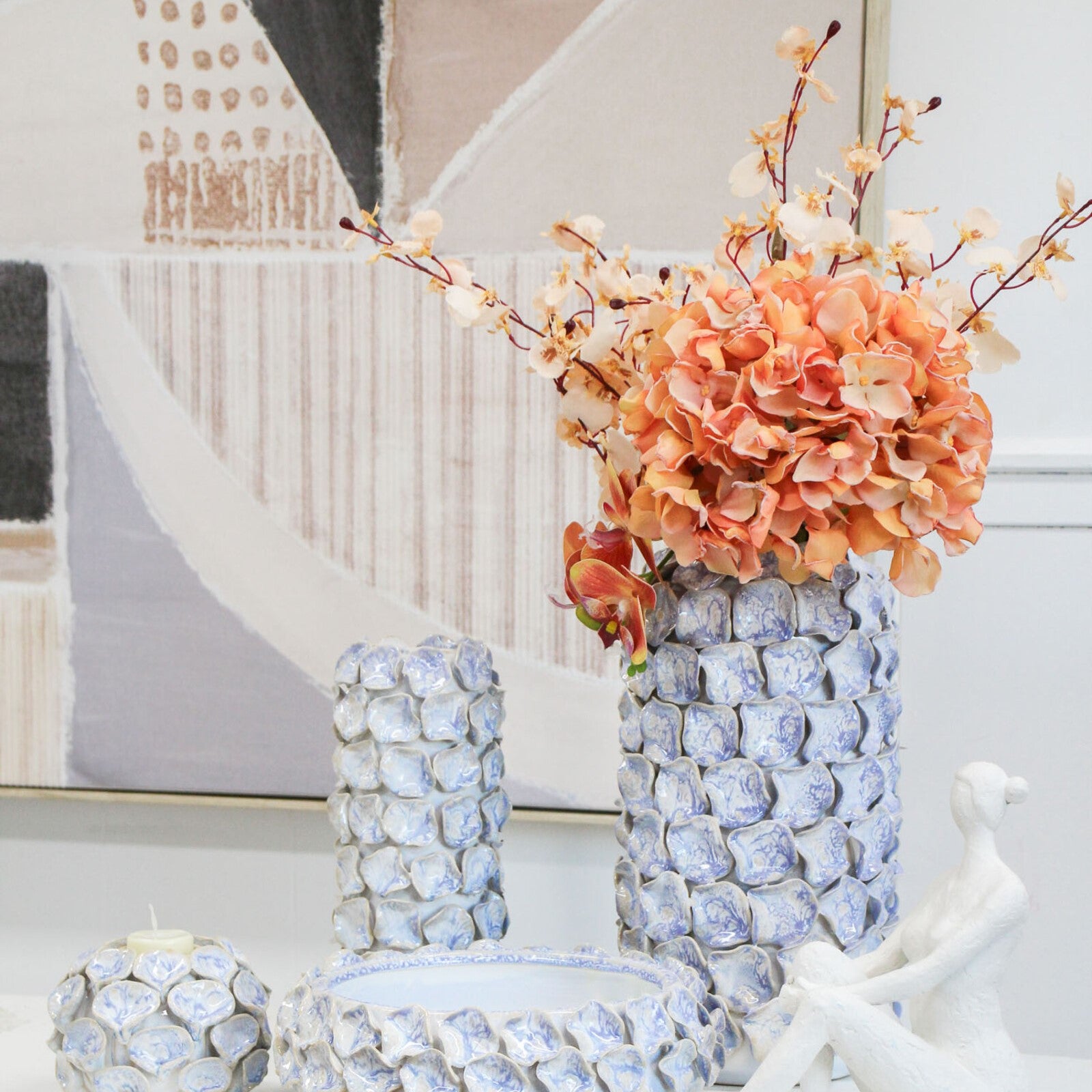Shell Disc Vase Lge - Olan Living