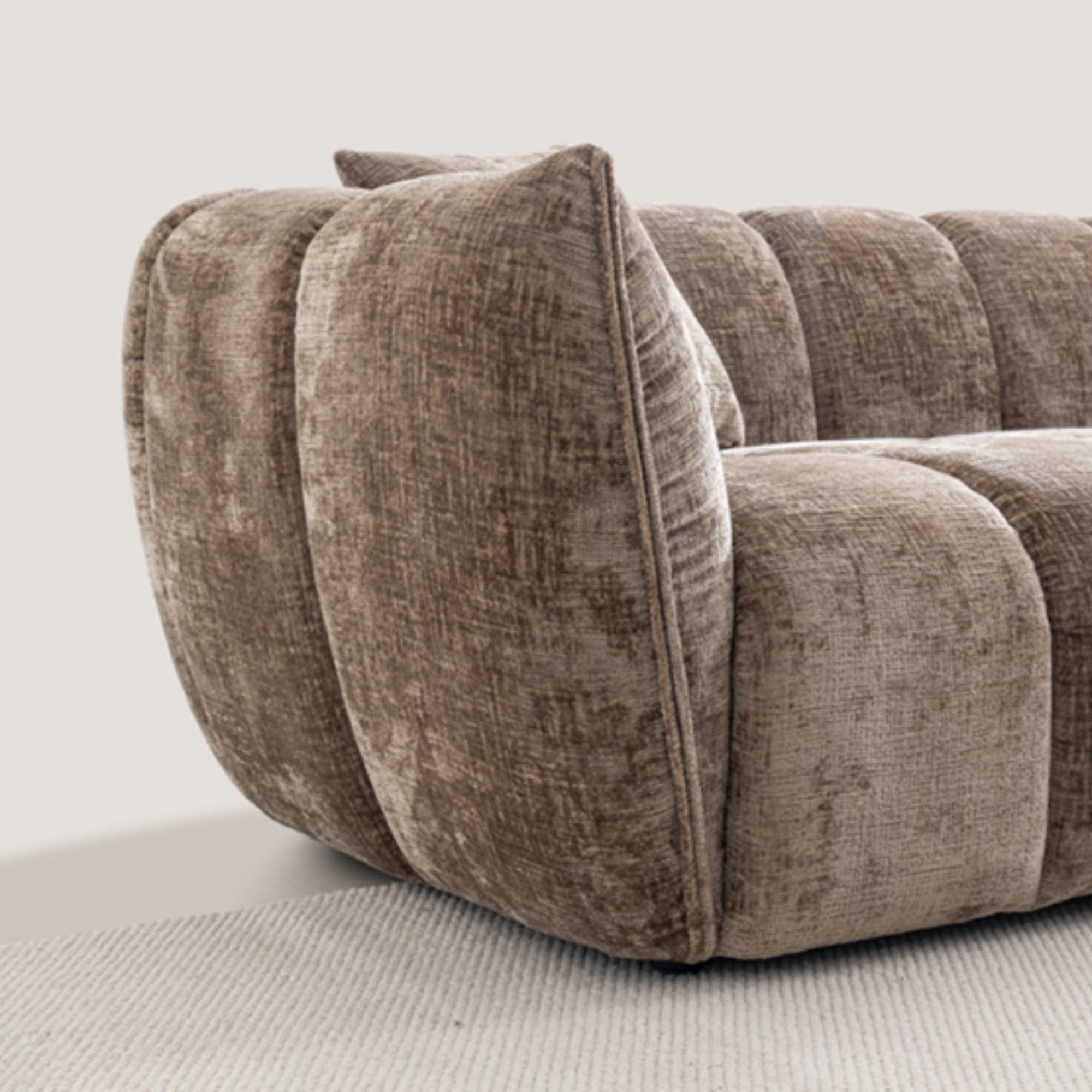 Opal 2 Seater sofa - Chocolate