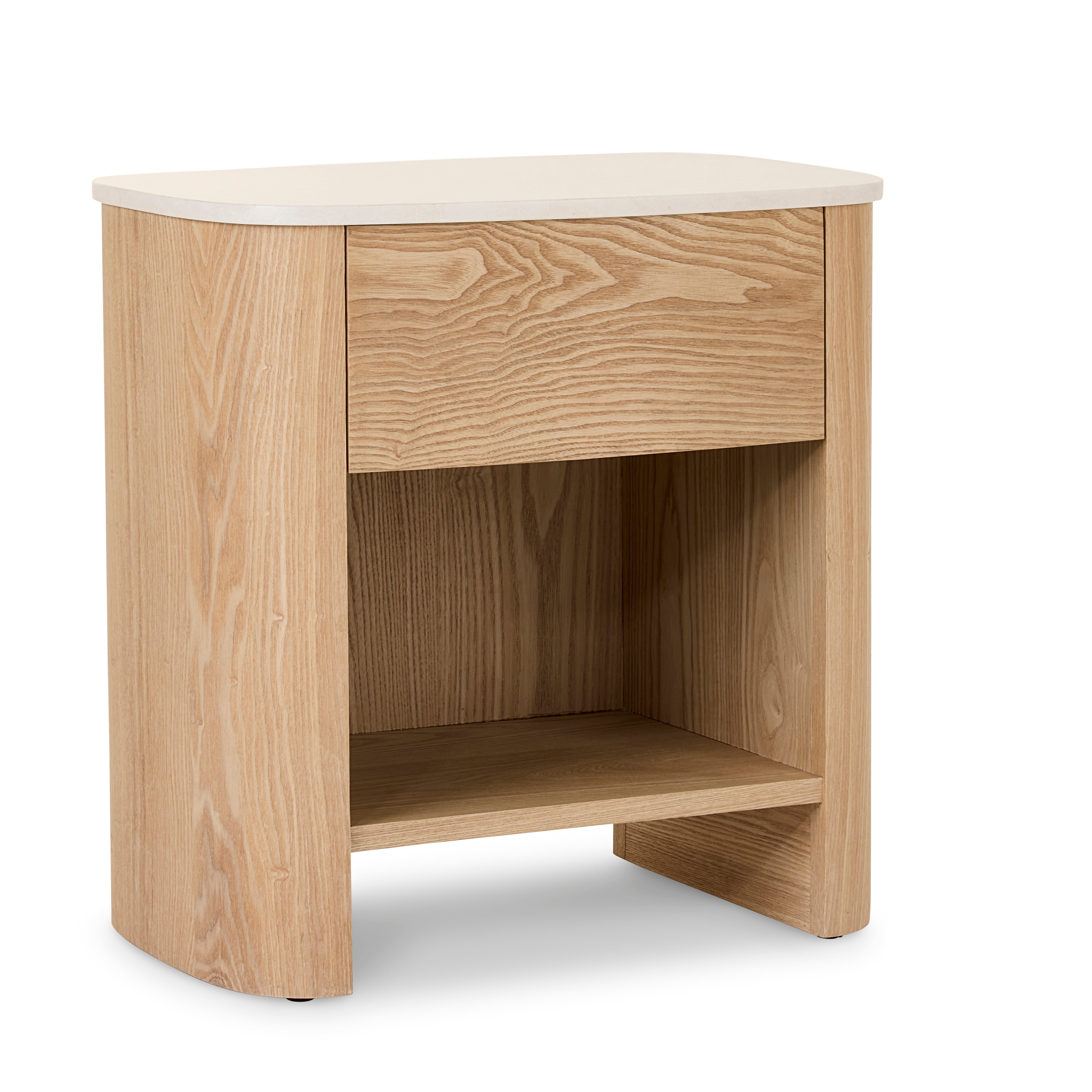 Athena Oak Bedside Table