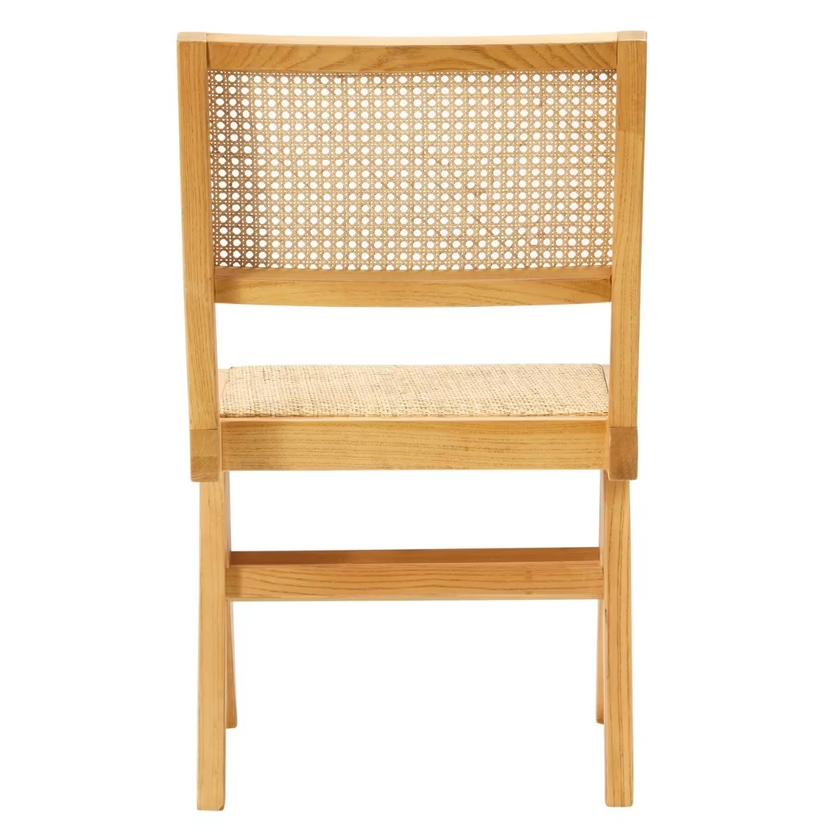 Azul Dining Armless Chair Natural and Rattan