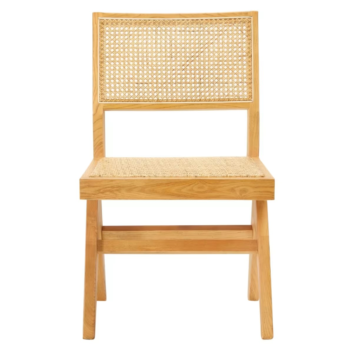 Azul Dining Armless Chair Natural and Rattan