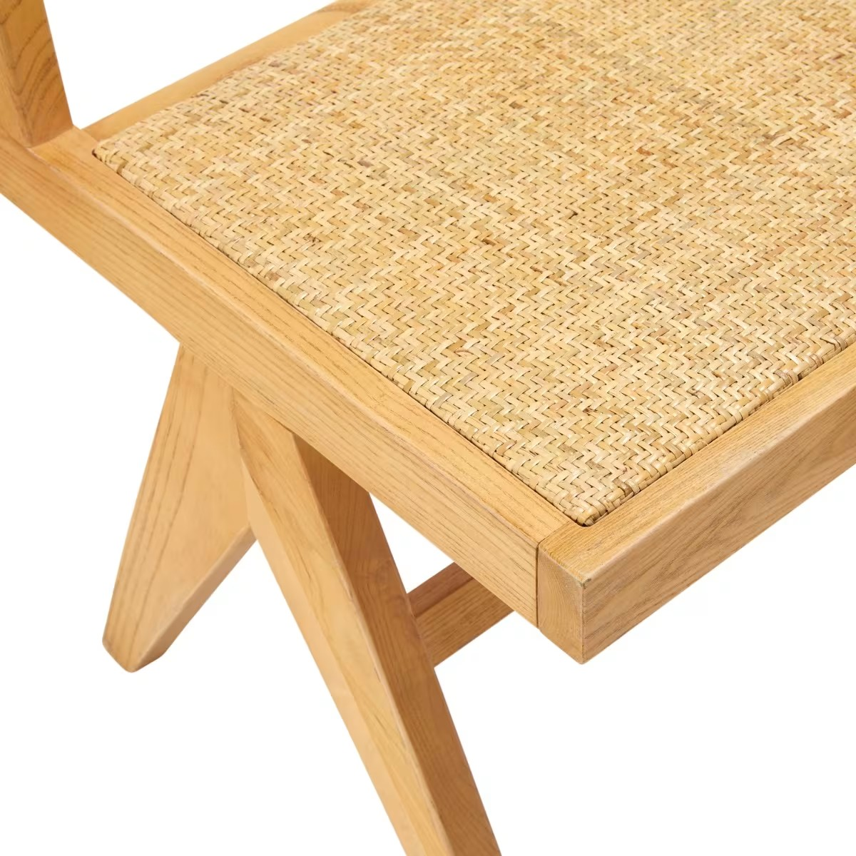 Azul Dining Armless Chair Natural and Rattan