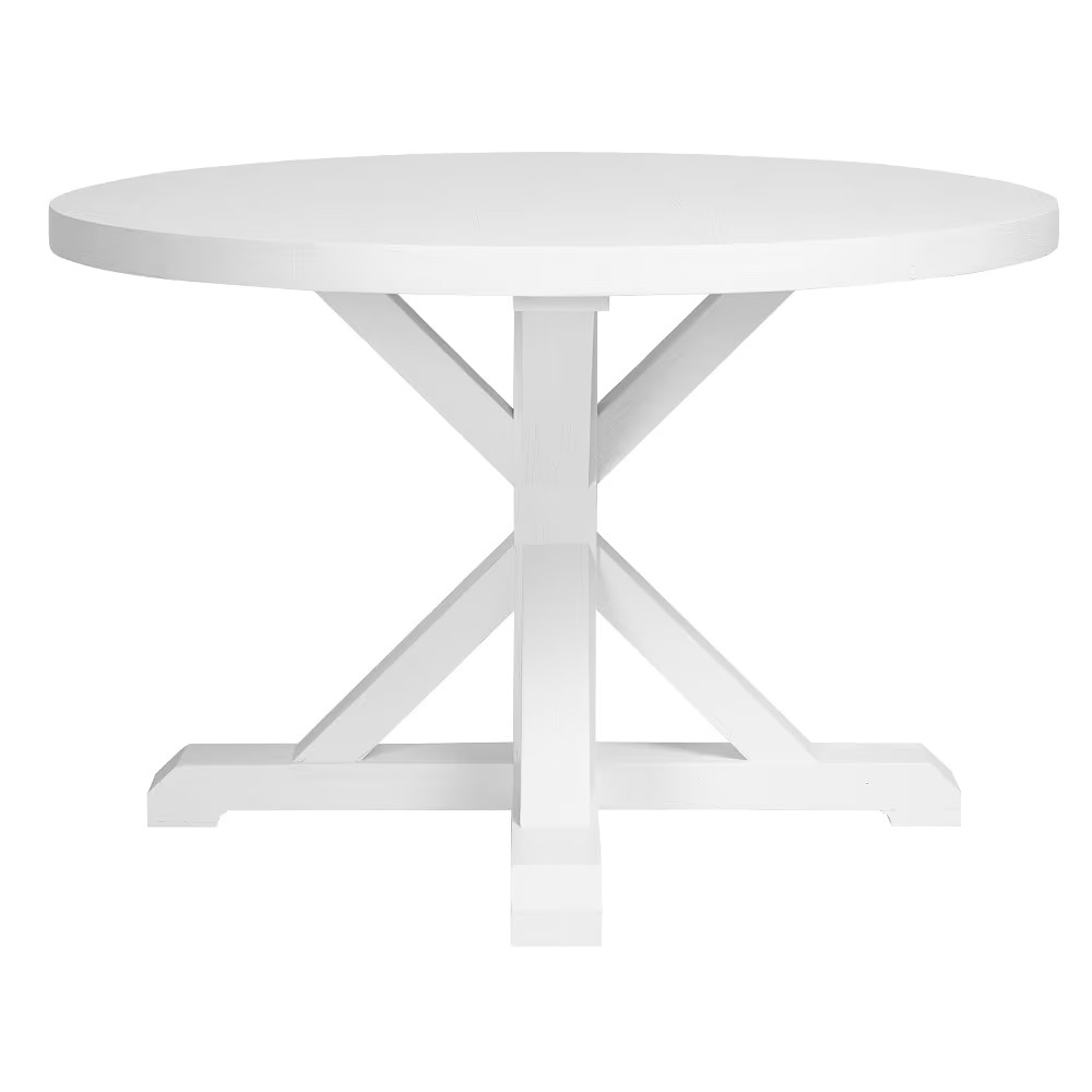 Balmain Round Dining Table White
