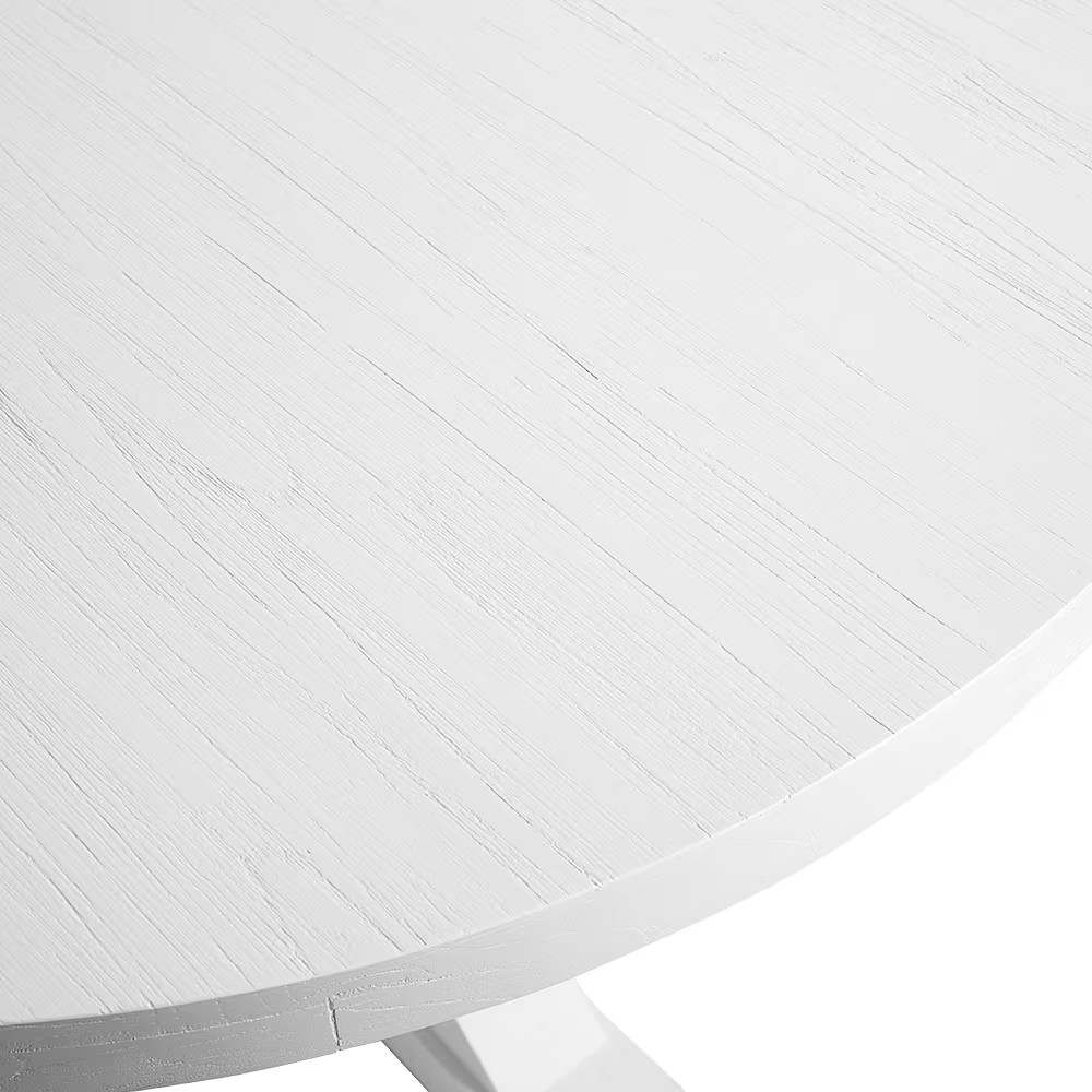 Balmain Round Dining Table White