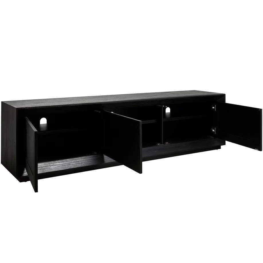 Balmain TV Unit Black - 228cm