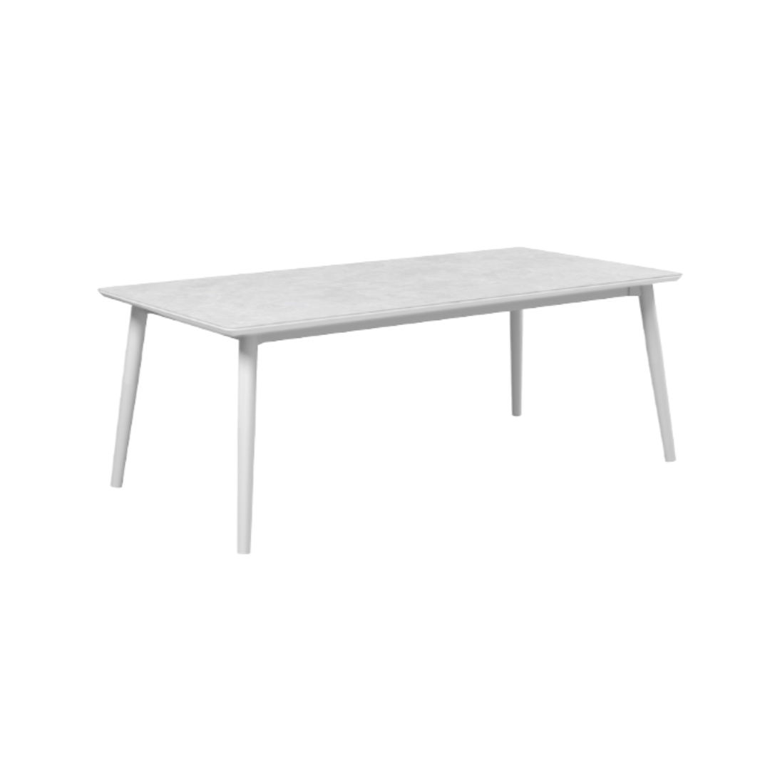 Bella Outdoor Dining Table - Light Grey