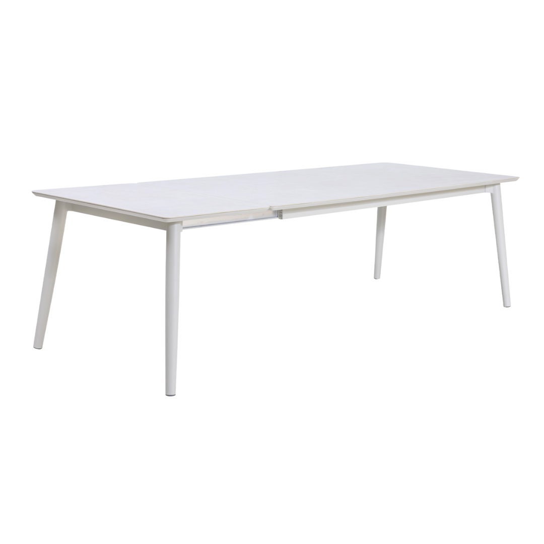 Bella Extendable Outdoor Dining Table - Light Grey