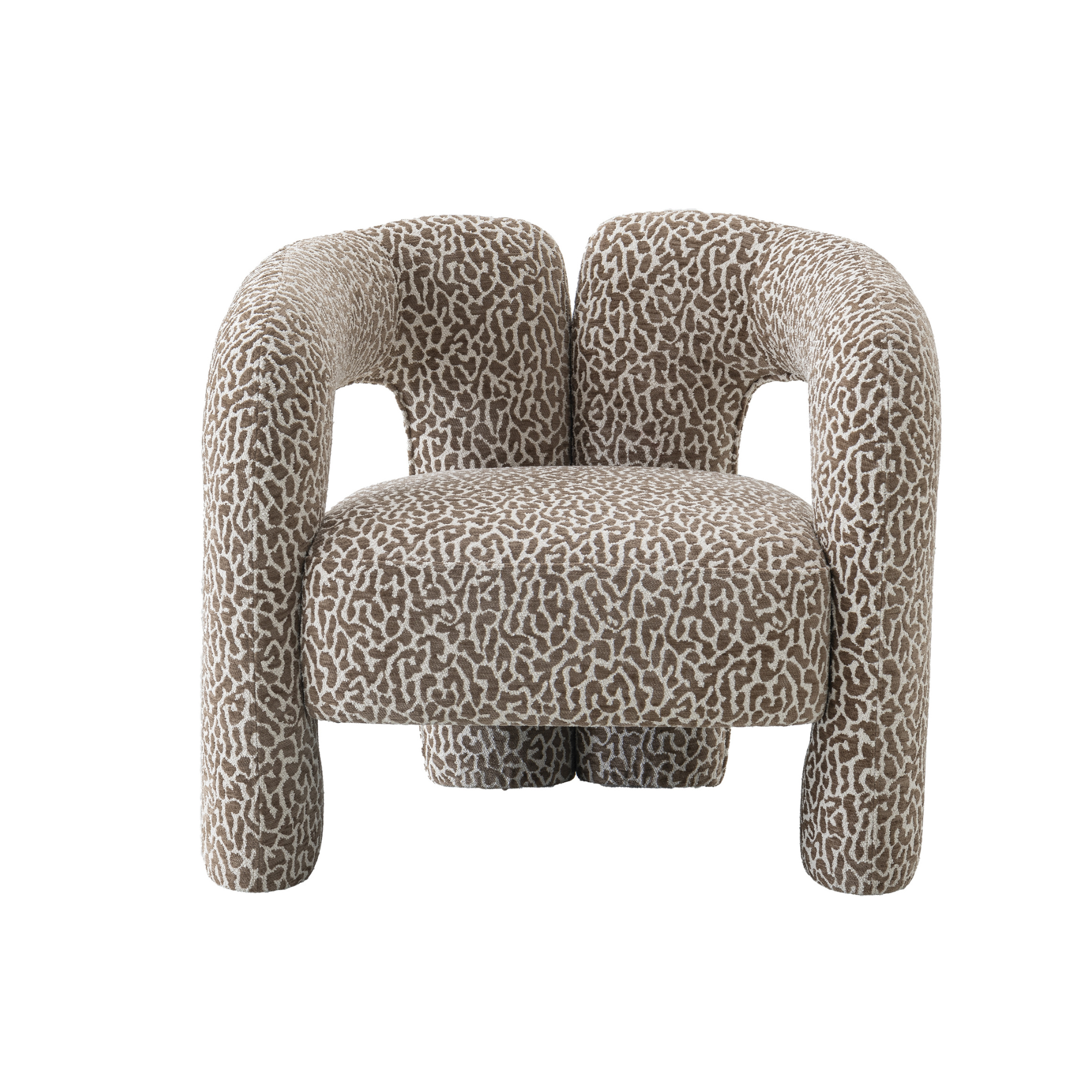 Birch Armchair - Beige Brown Speckle