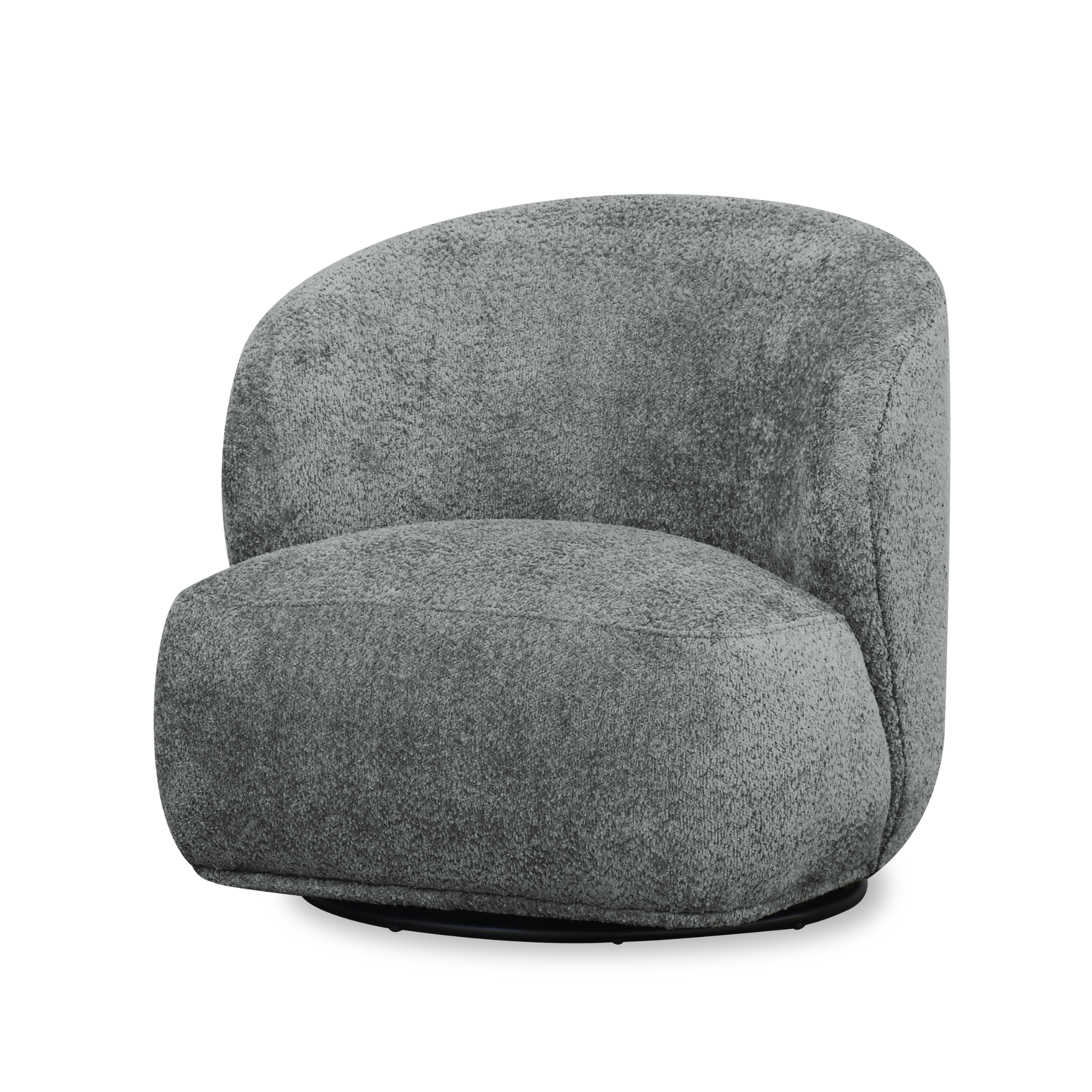 Byron Swivel 1 Seater - Grey