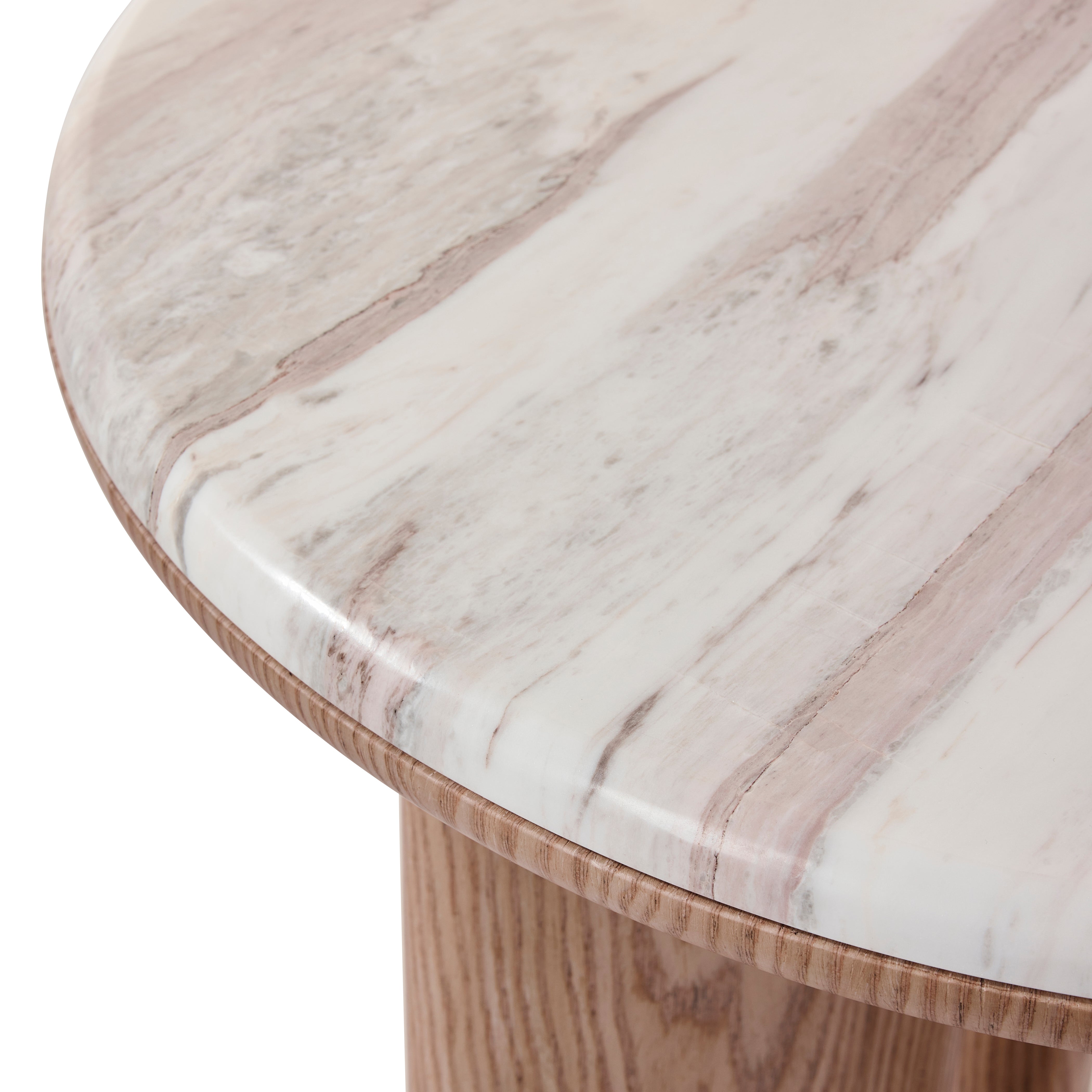 Carlyle White Marble Side Table