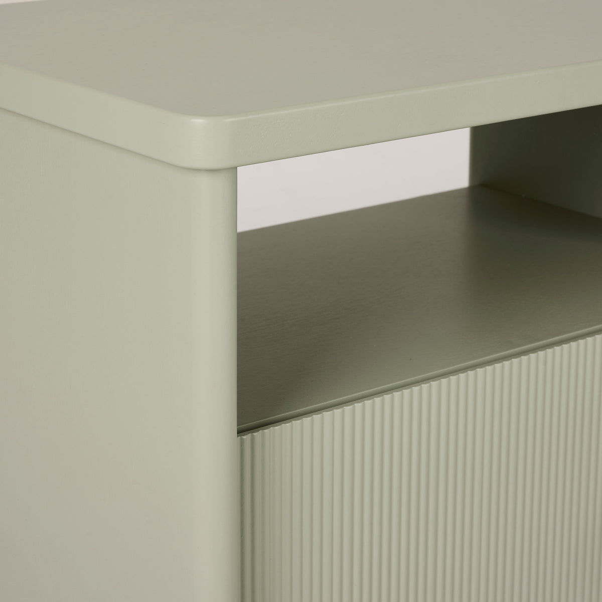 Darla Sage Green Bedside Table