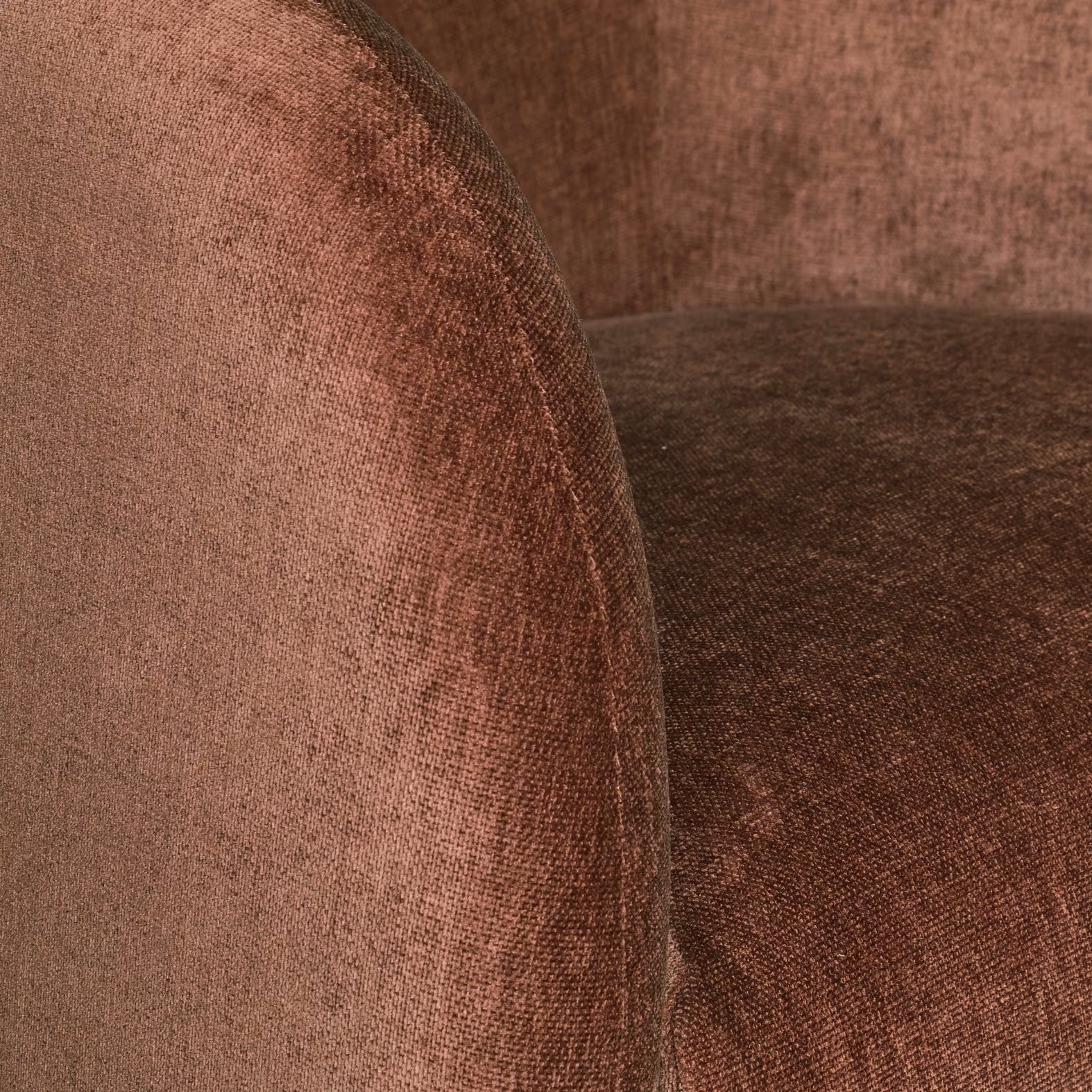 Decker Muse Rust Swivel Chair