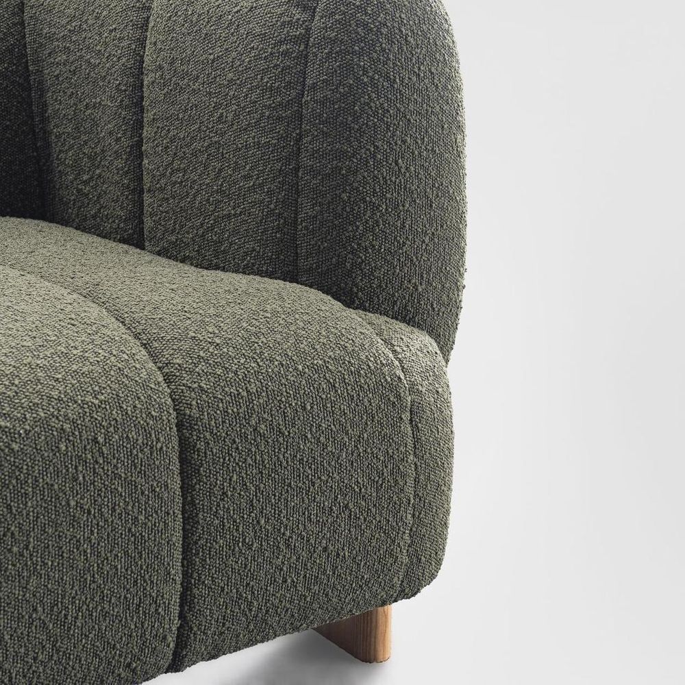 Ditto 2.5 seater Sofa Olive Boucle