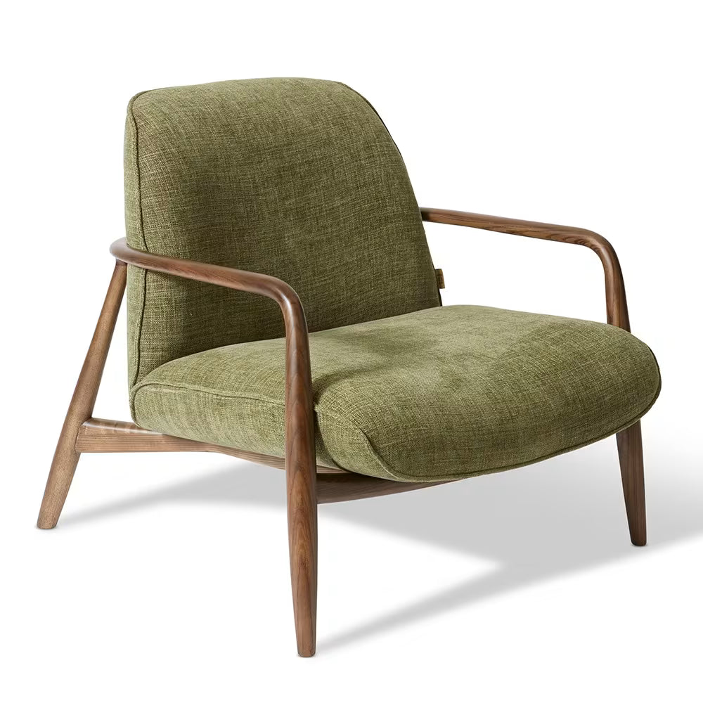 Elio Chair - Green/Brown