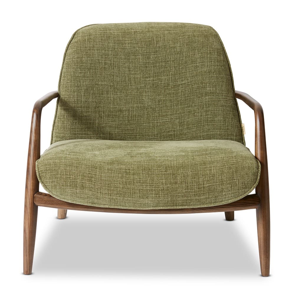 Elio Chair - Green/Brown