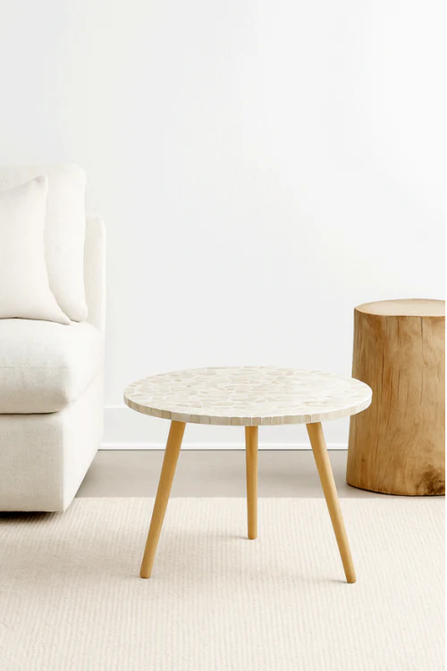 Elodie Pearl Large Side Table