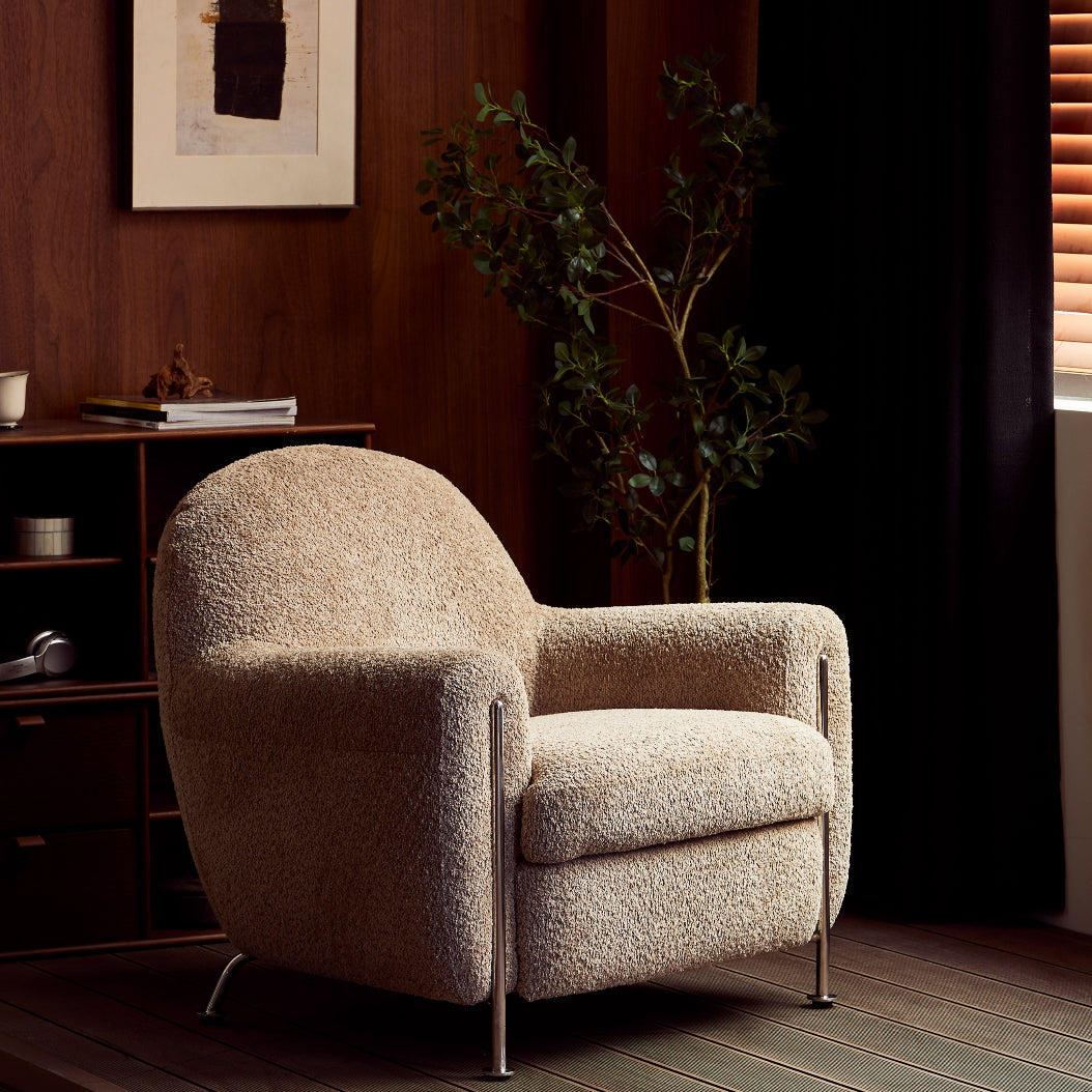 Hamburg Lounge Chair - Caramel