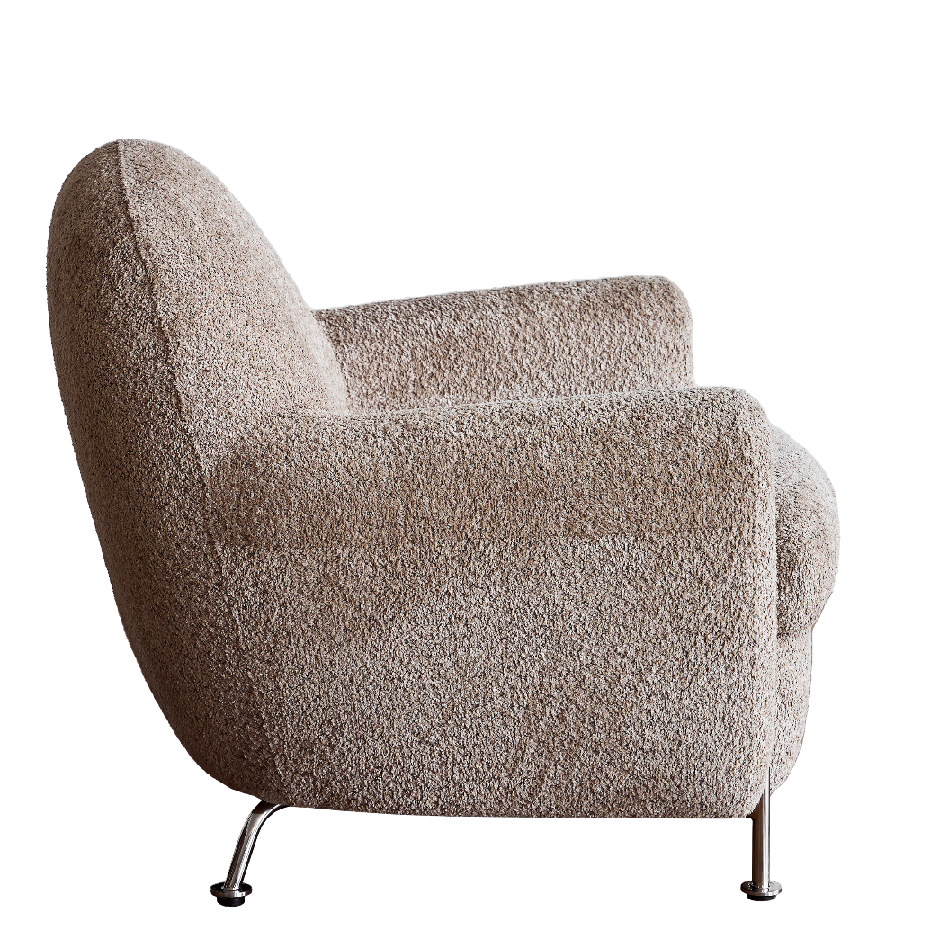 Hamburg Lounge Chair - Caramel