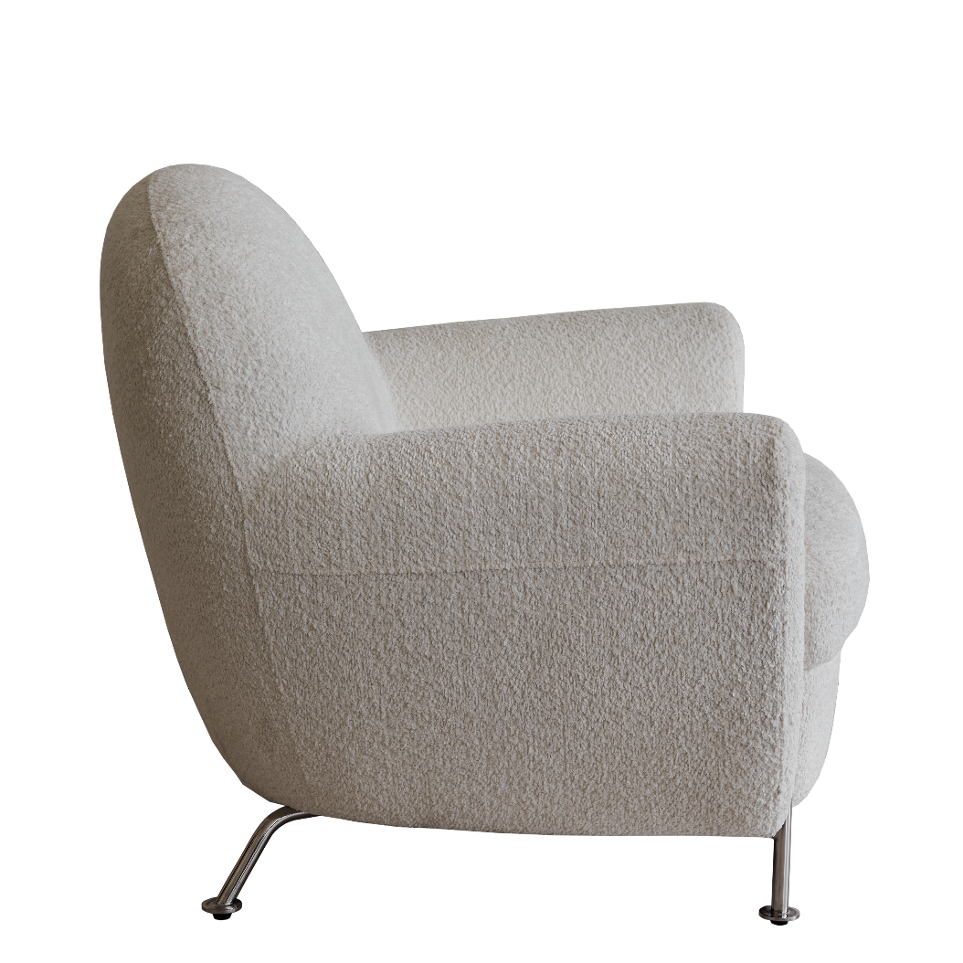 Hamburg Lounge Chair - Cream