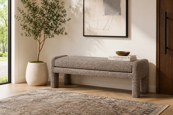 Haven Bench-Mocha