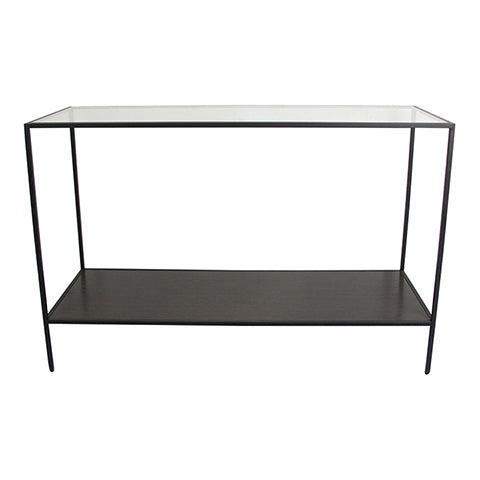 Emery Black Console Table