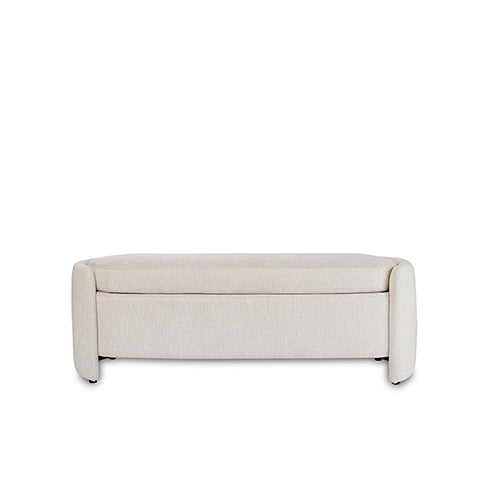 Leyton Light Stone Ottoman