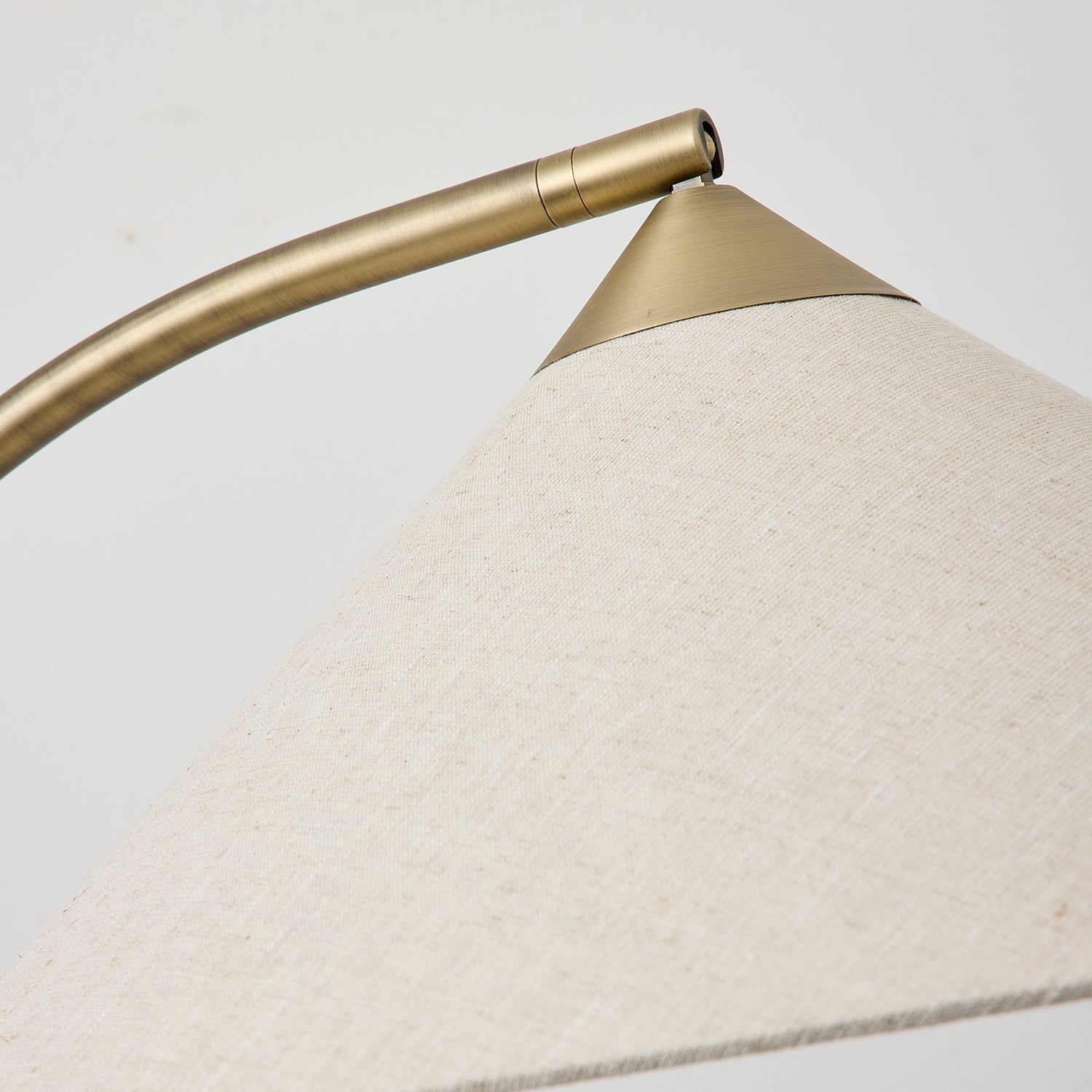 Kirby Antique Brass Floor Lamp