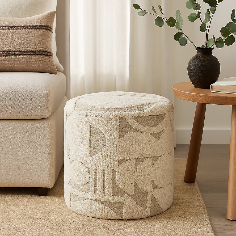Justin Storage Ottoman Natural