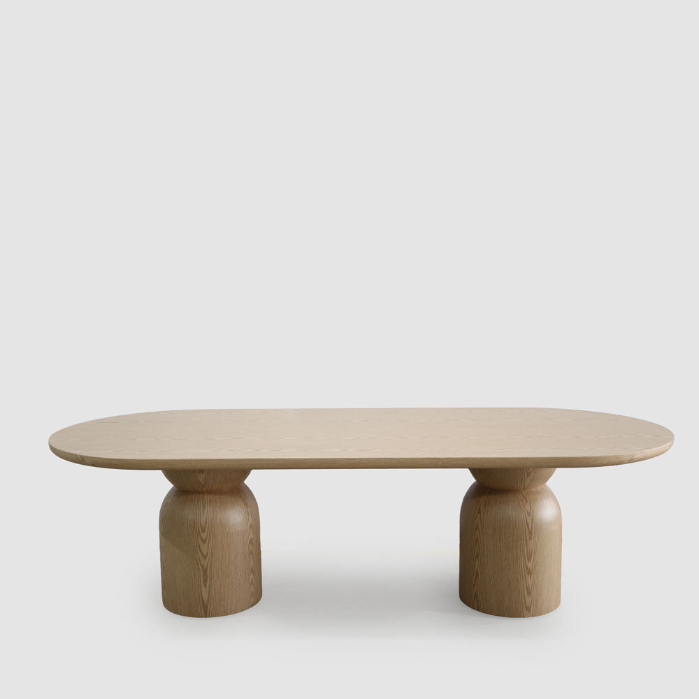 Olive Dining Table Oval Oak 240cm