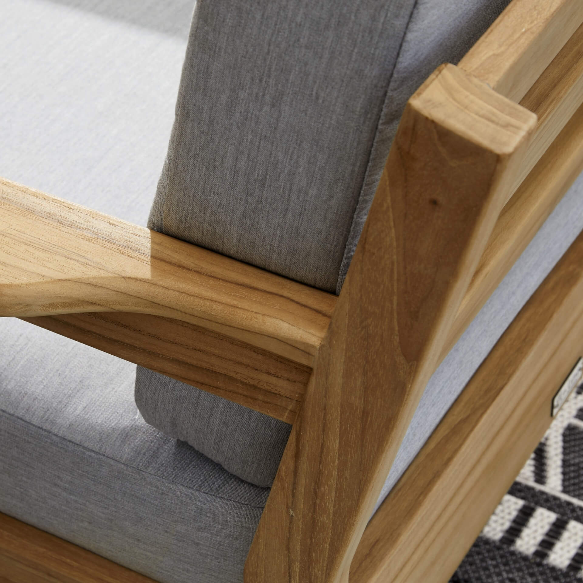 2-piece Rome Teak Wood Modular Outdoor Lounge Set(Limited stock)