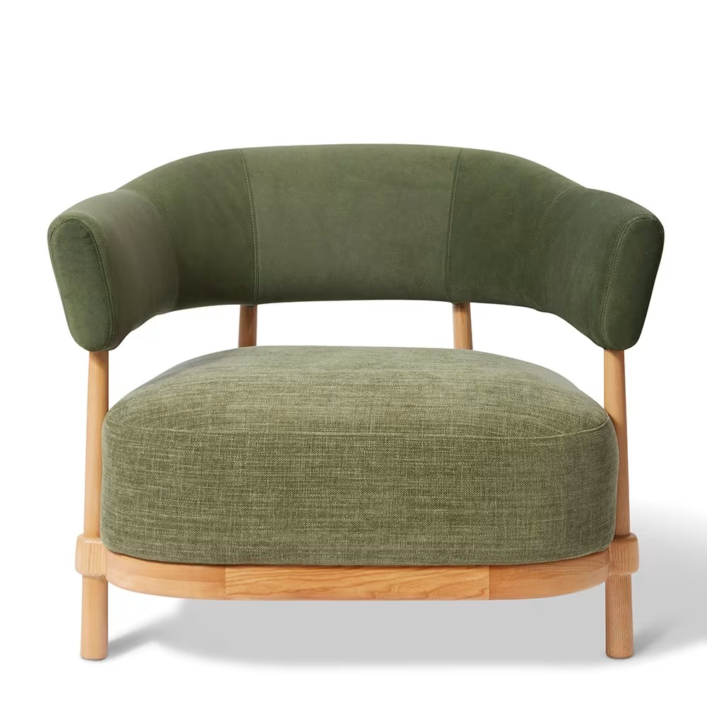 Leon Chair Green/Natural