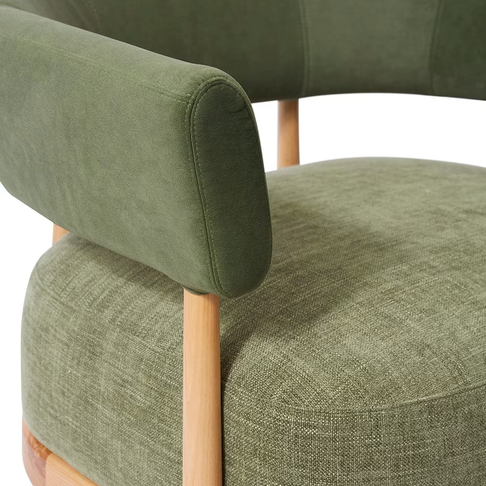 Leon Chair Green/Natural