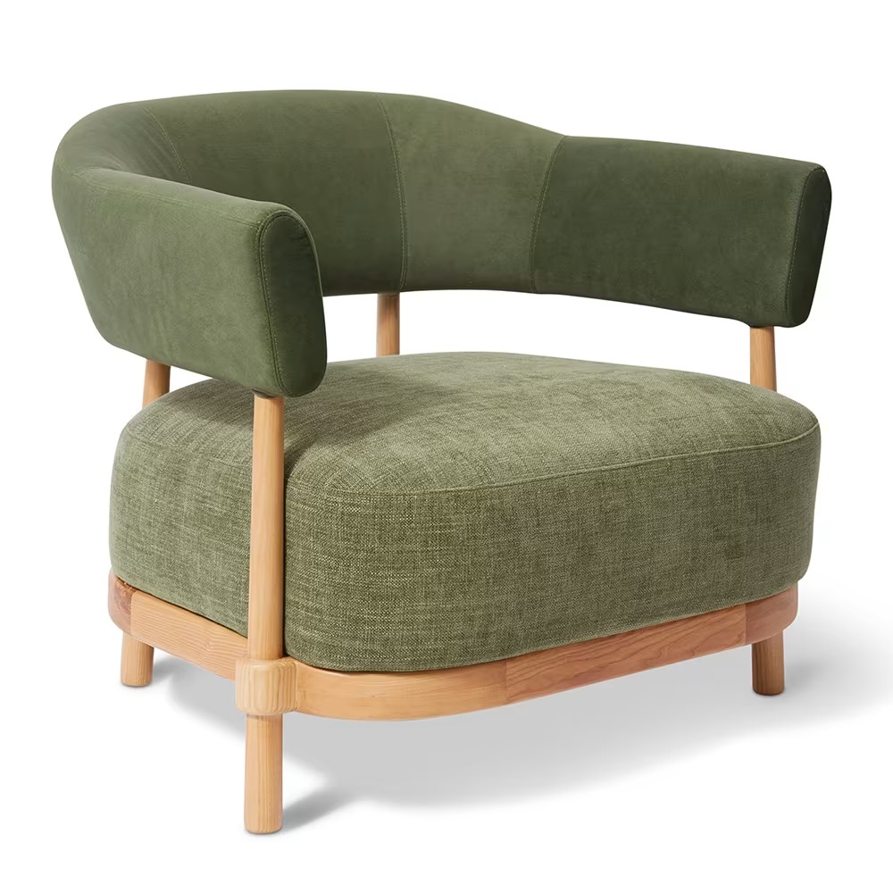 Leon Chair Green/Natural