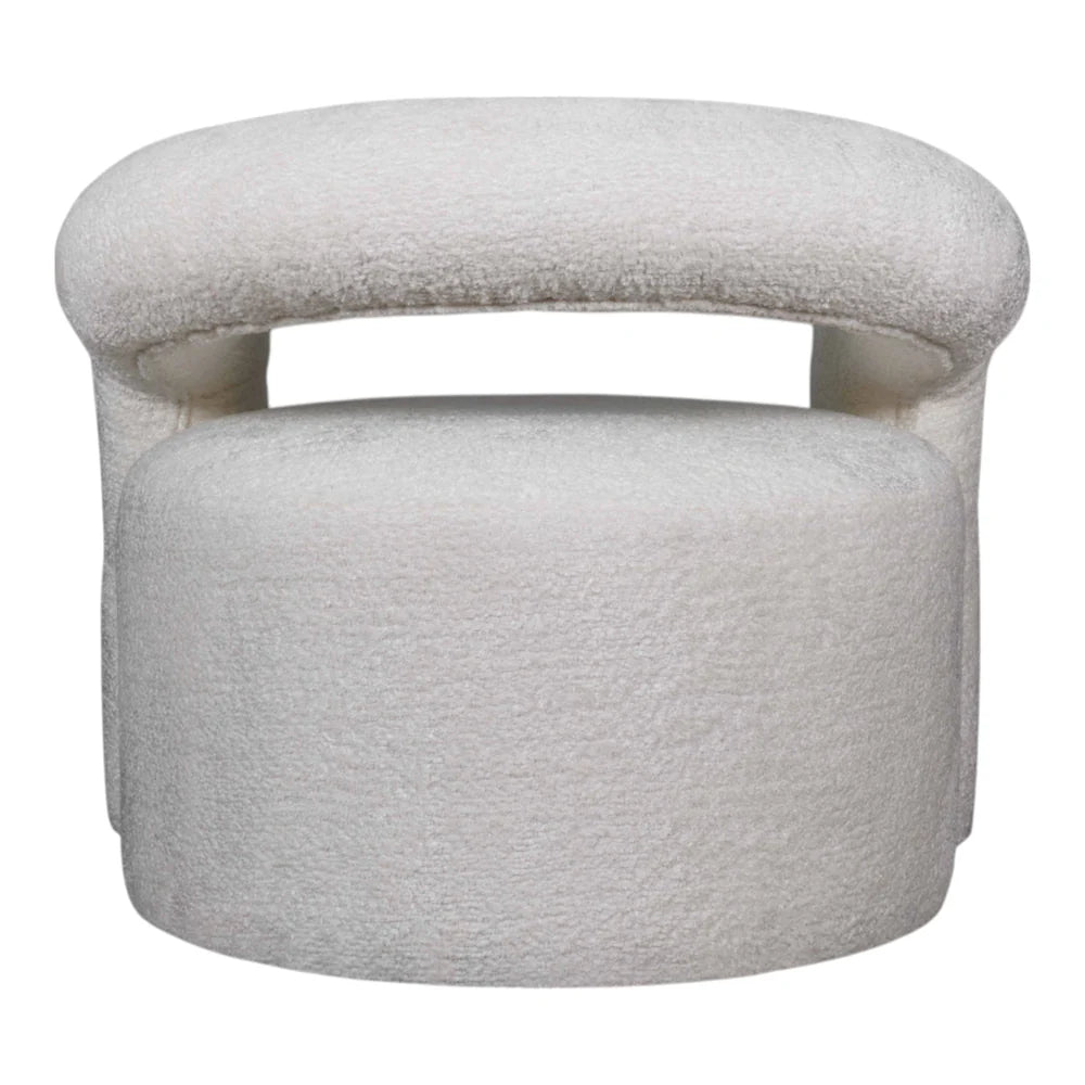 Lumen Boucle Occasional Chair - Ivory