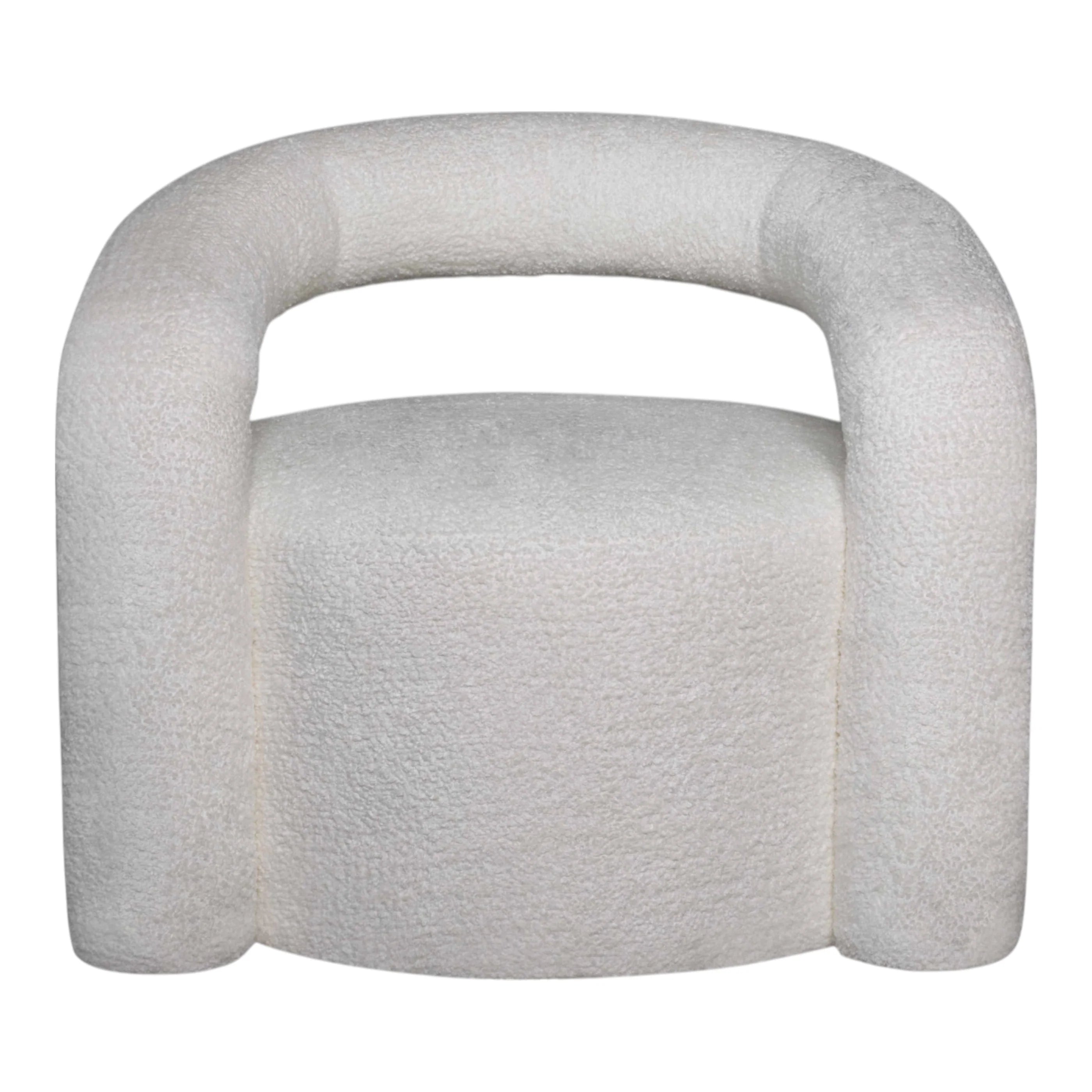 Lumen Boucle Occasional Chair - Ivory